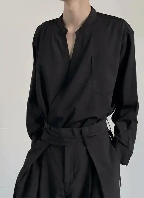 VIBE Cleanfit retro fashion wrap shirt Size US XL / EU 56 / 4 - 7 Thumbnail