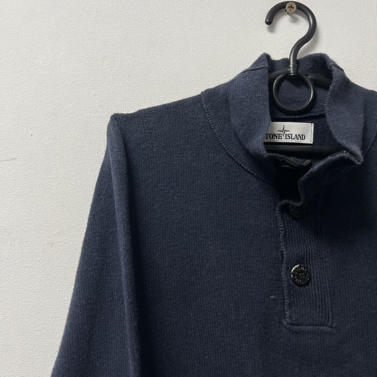 Stone Island Vintage Stone Island 1/4 Zip Up Half Zip Sweater Size US S / EU 44-46 / 1 - 3 Thumbnail
