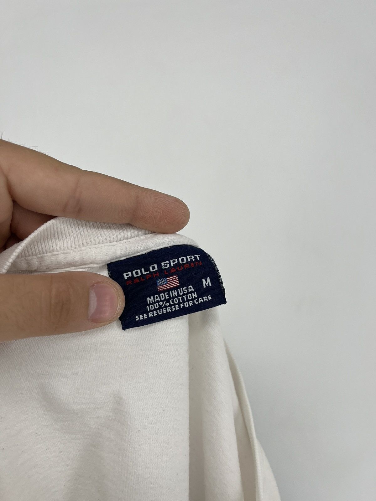 Polo Ralph Lauren × Ralph Lauren × Ralph Lauren Sport Vintage Polo Sport Ralph Lauren USA Flag Shirt atlanta 1996 Size US M / EU 48-50 / 2 - 12 Thumbnail