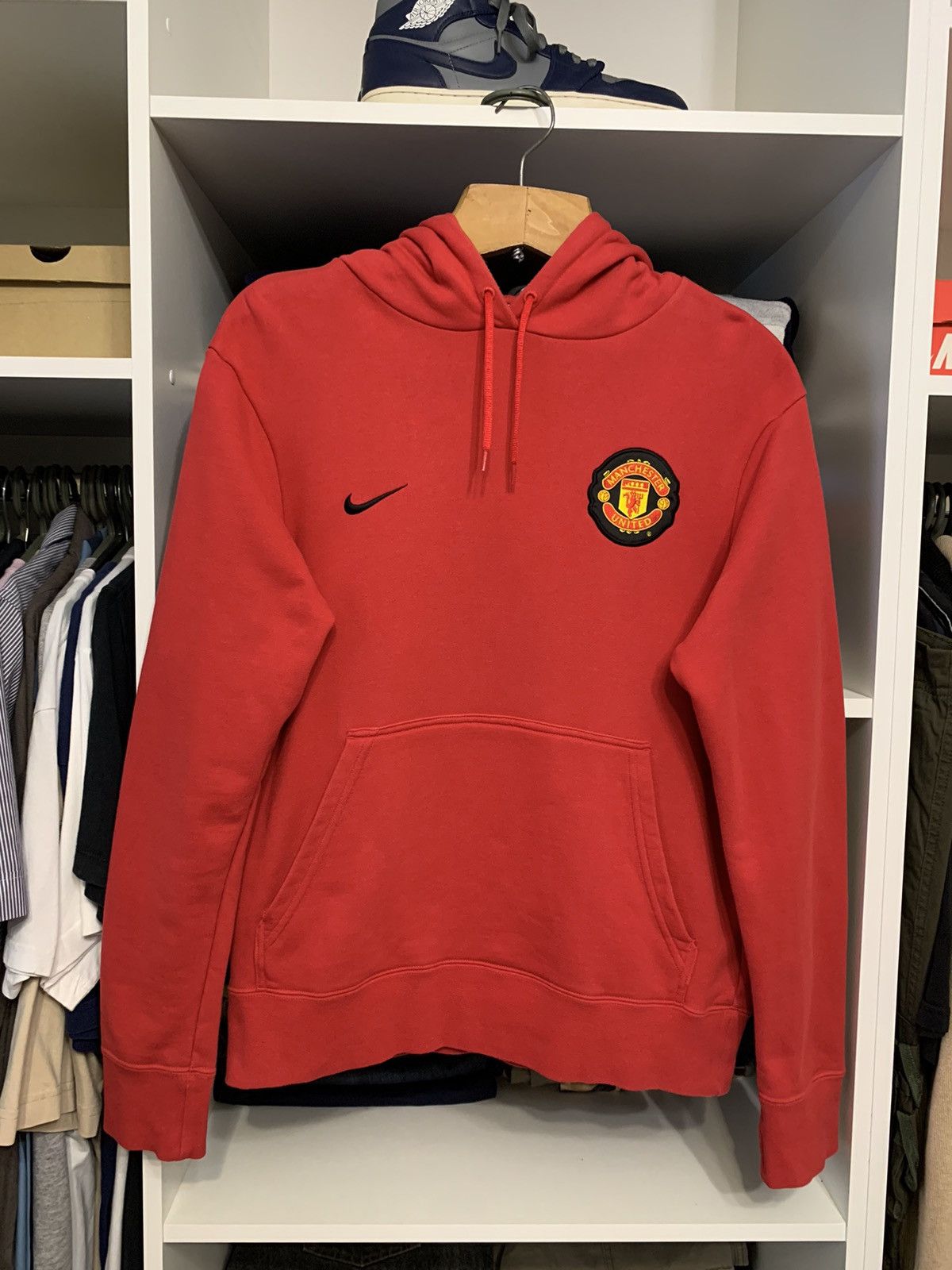 Vintage Vintage Nike Manchester United Hoodie Size US S / EU 44-46 / 1 - 14 Thumbnail