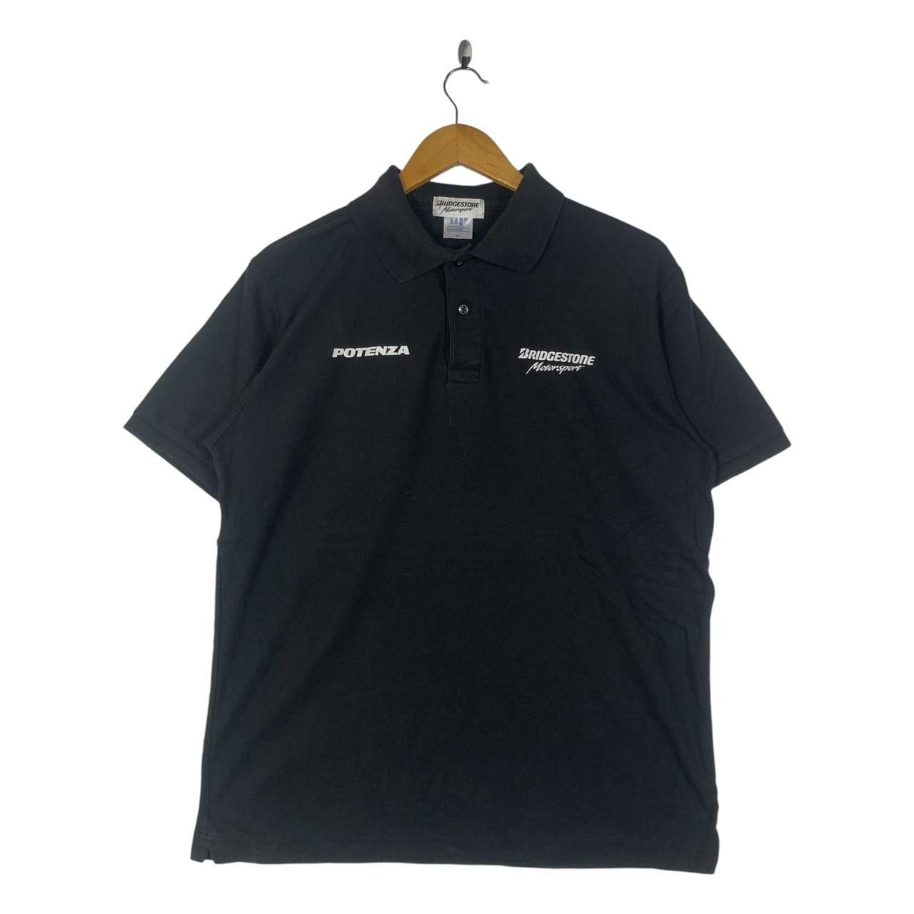 Vintage Vintage BRIDGESTONE MOTORSPORT POTENZA Polo Tee Size US XL / EU 56 / 4 - 1 Thumbnail