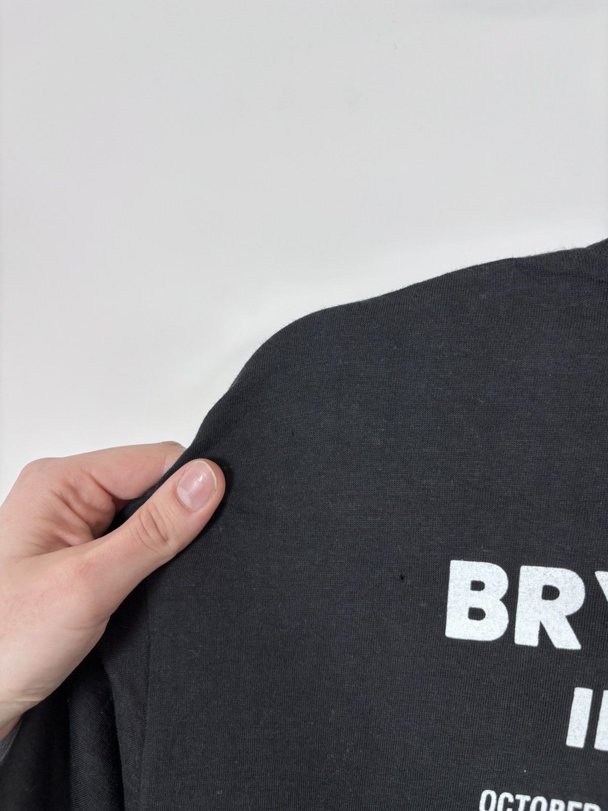 Band Tees Vintage Bryan Adams 1987 Into The Fire World Tour Black Tee Size US L / EU 52-54 / 3 - 19 Thumbnail