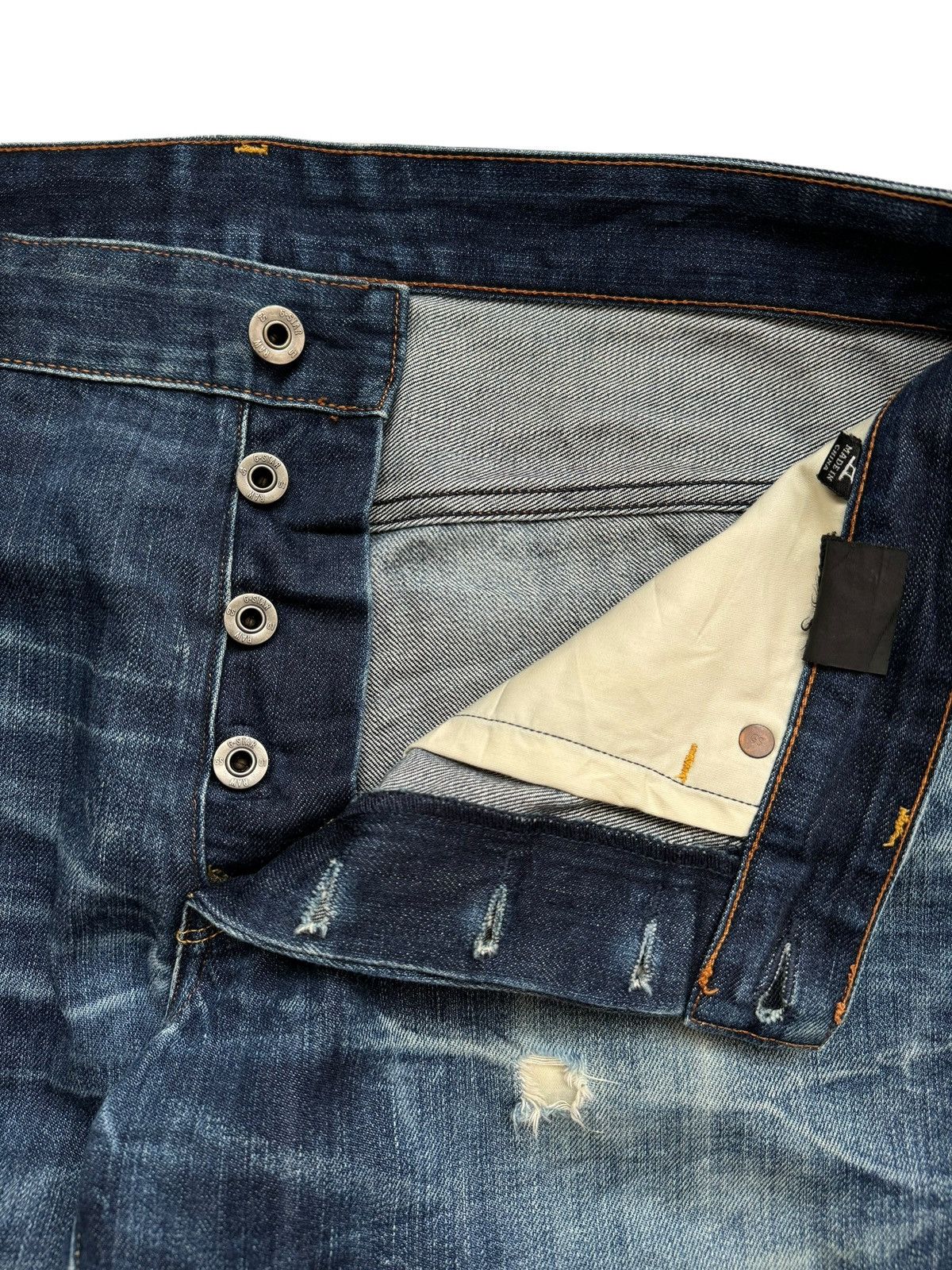 G-Star 💸LASTDROP💸 G-Star Raw Distressed Fly Button Faded Jeans Size US 36 / EU 52 - 7 Thumbnail