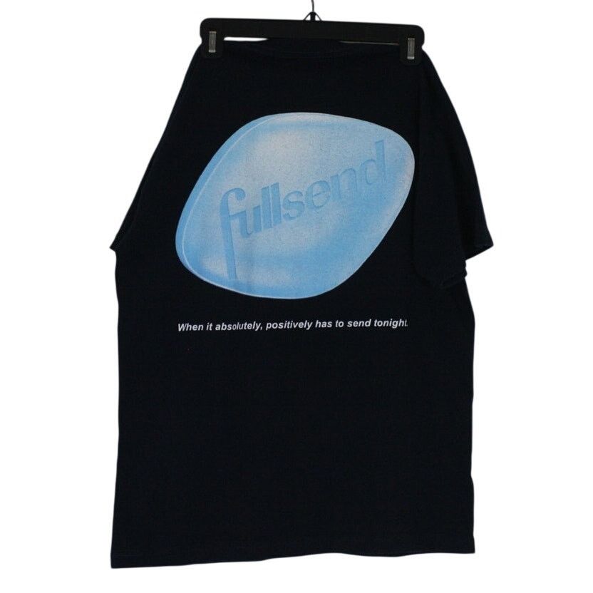 Full Send Full Send T Shirt M Black Double Sided Graphic Viagra Parody Size US M / EU 48-50 / 2 - 1 Thumbnail
