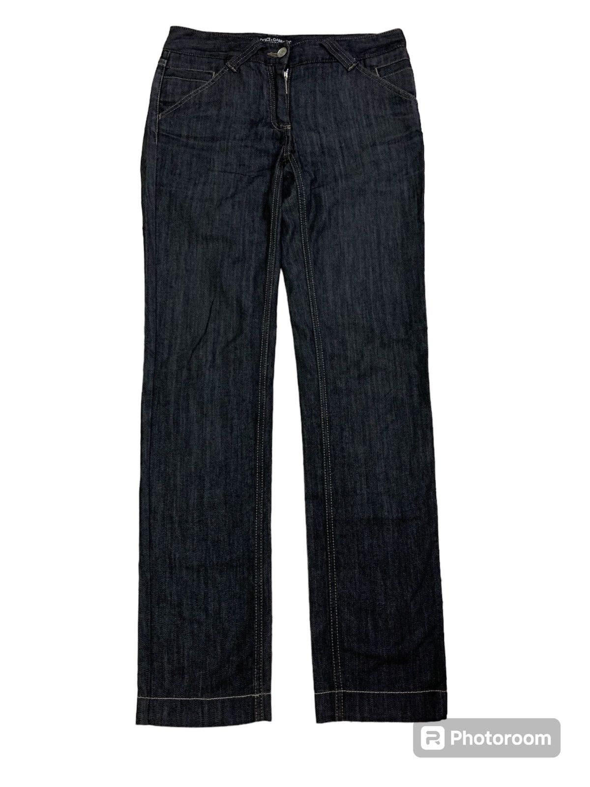 Dolce & Gabbana Dolce&Gabbana Black Denim Size 28" / US 6 / IT 42 - 3 Thumbnail