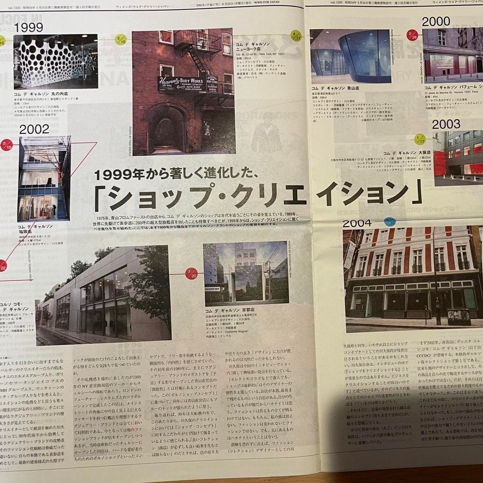 Comme des Garcons × Japanese Brand × Rei Kawakubo Comme des Garçons Rei Kawakubo WWD Magazine Size ONE SIZE - 2 Thumbnail