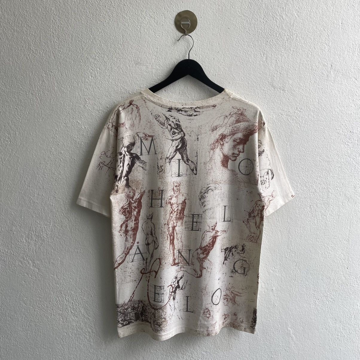 Vintage Vintage 90's Michelangelo Artwork Shirts Size US L / EU 52-54 / 3 - 5 Thumbnail