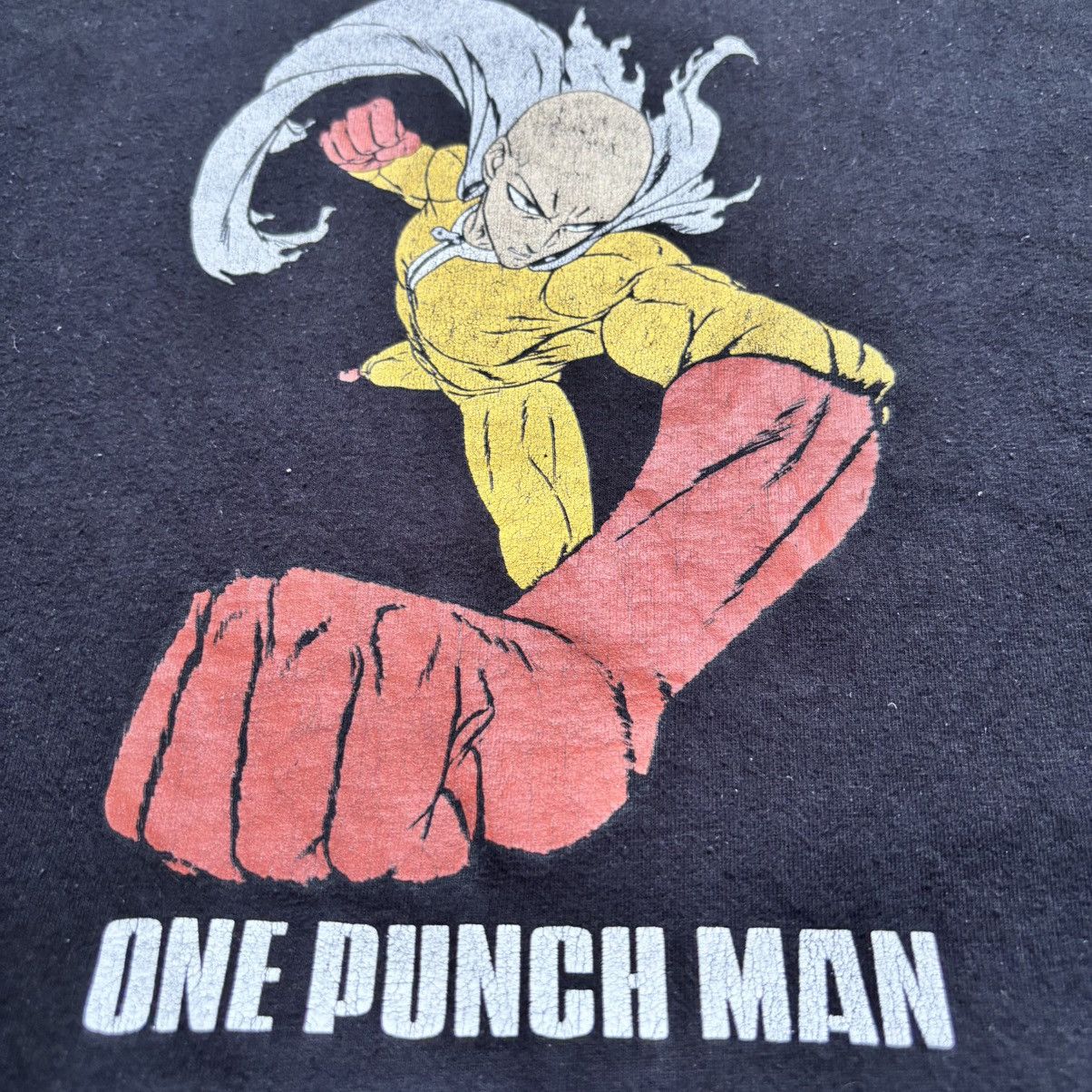 Anime × Hysteric Glamour × Japanese Brand Vintage One Punch Man Anime Black TShirt Size US L / EU 52-54 / 3 - 2 Thumbnail