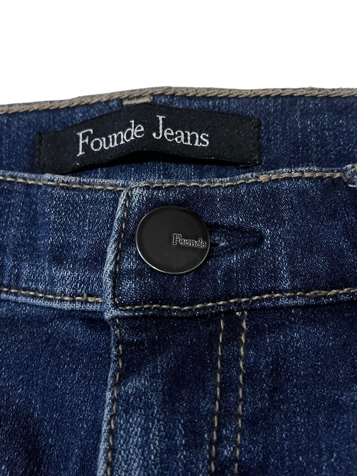 Japanese Brand Founde Jeans Slim Fits Cropped Jeans Size 30" / US 8 / IT 44 - 6 Thumbnail