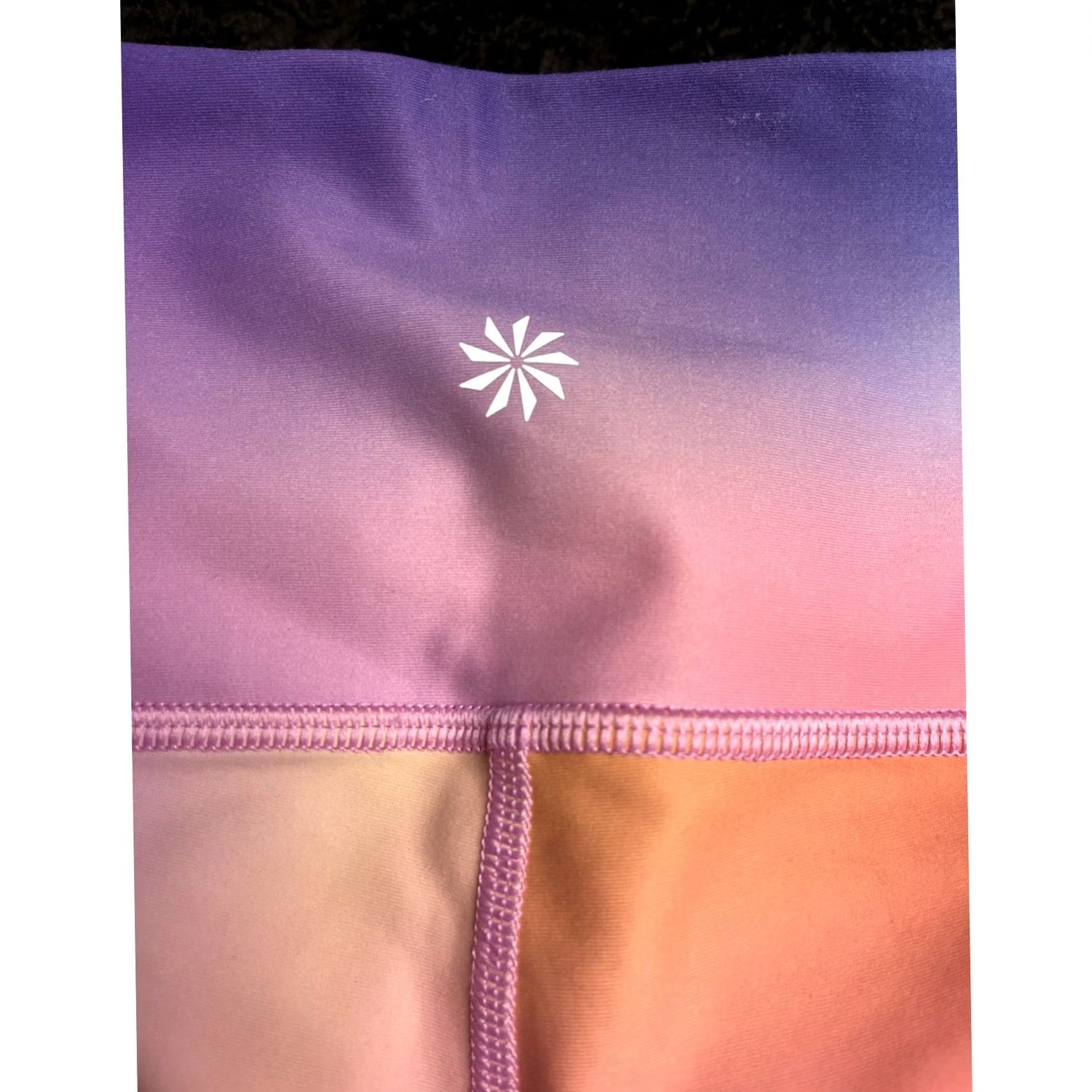 Athleta Athleta Ankle Womens 2XS Tight Multicolor Leggings Colorblock Knit Women Size XXS Size 24" / US 00 / IT 34 - 3 Thumbnail