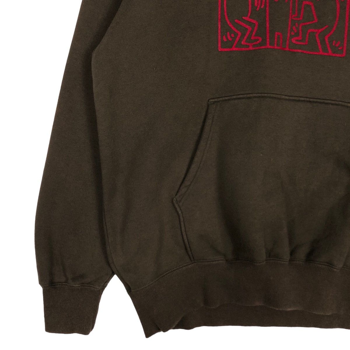 Japanese Brand 🔥Vintage Hoodie Pull Over Keith Haring Big Logo Size US L / EU 52-54 / 3 - 4 Thumbnail