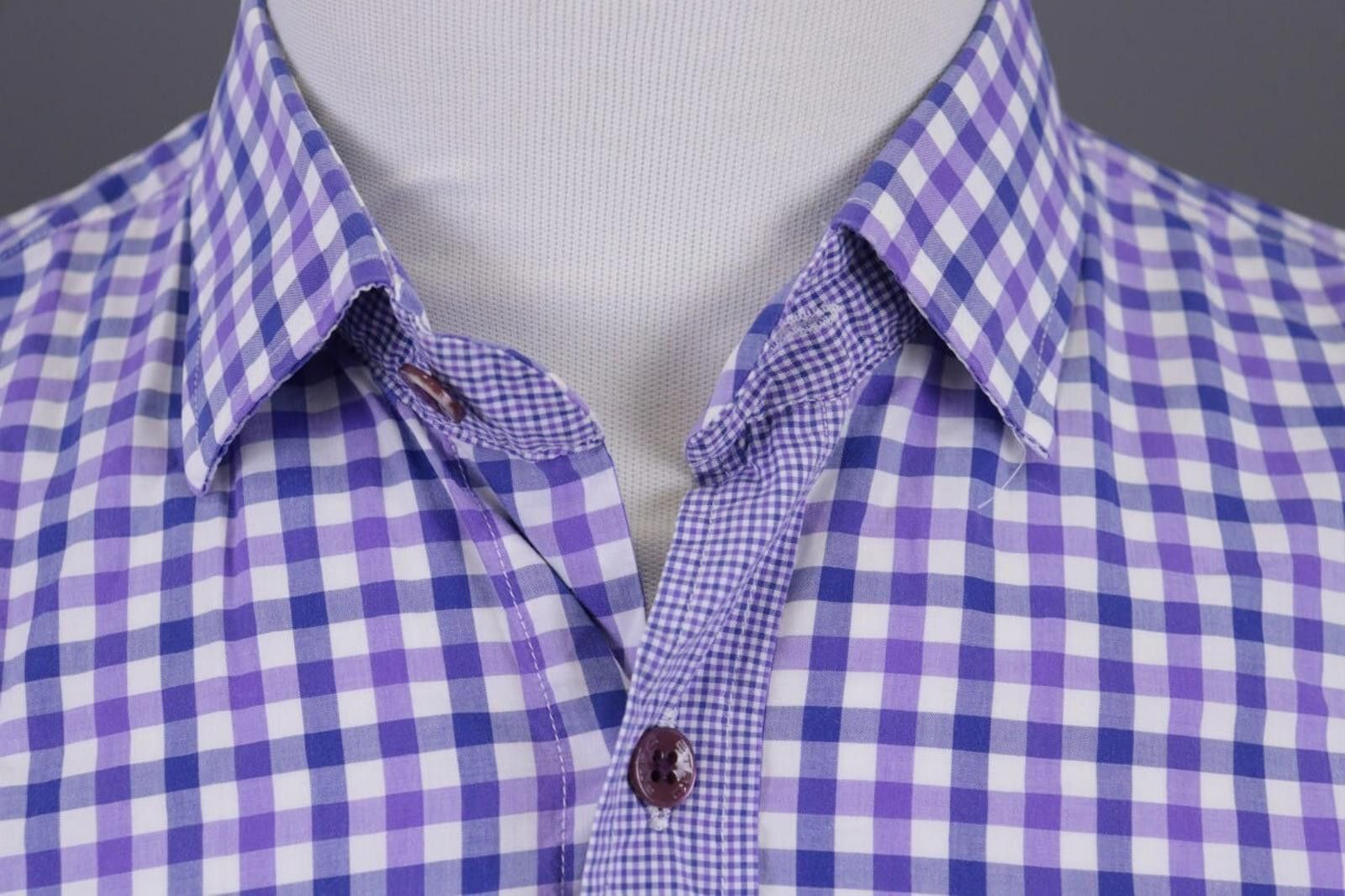 Etro Etro Luxury Multicolor Check Button Down Shirt Size 42 Size US M / EU 48-50 / 2 - 6 Thumbnail
