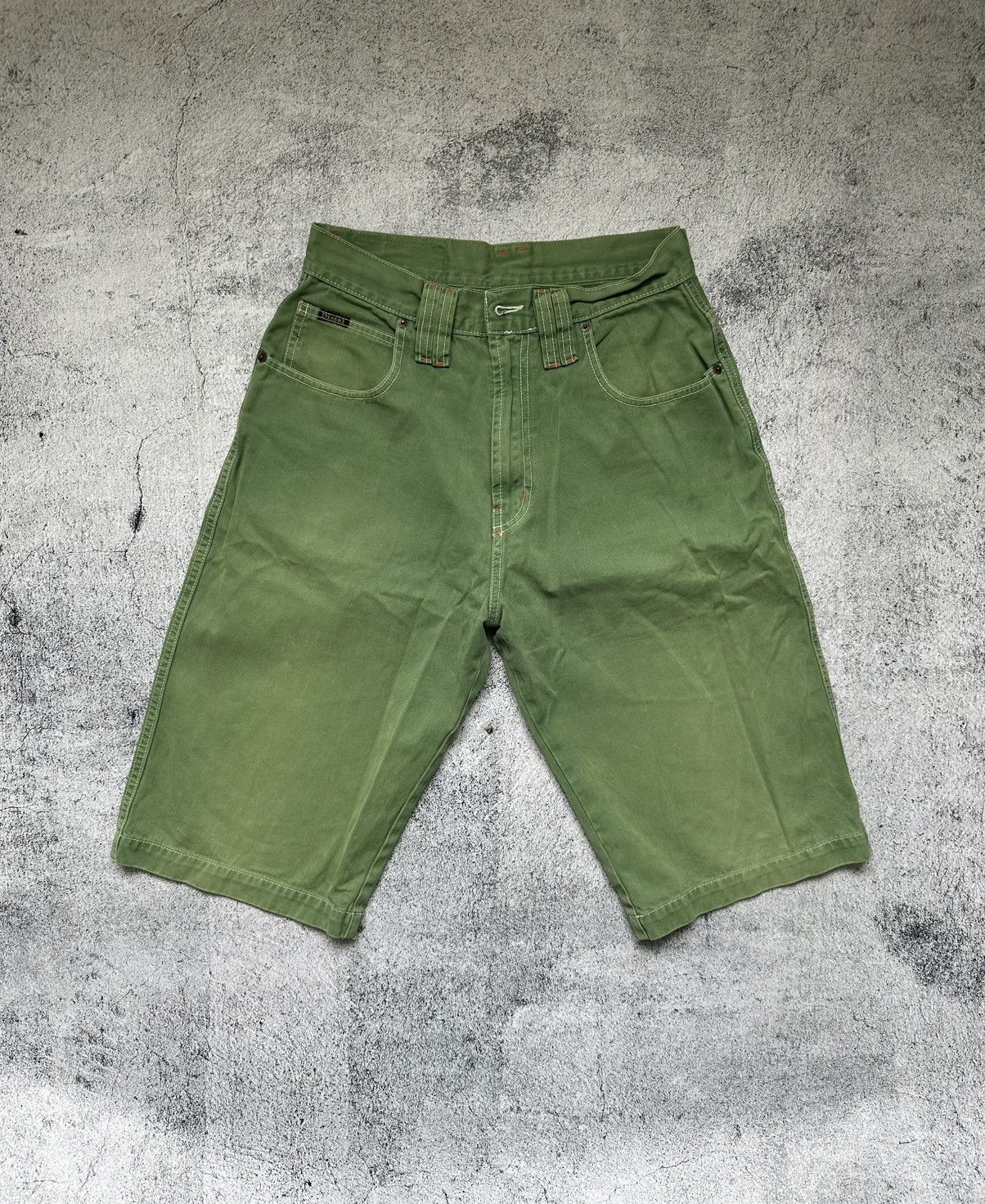 Diesel Vintage Diesel Green Fit Denim Shorts Size US 28 / EU 44 - 1 Thumbnail