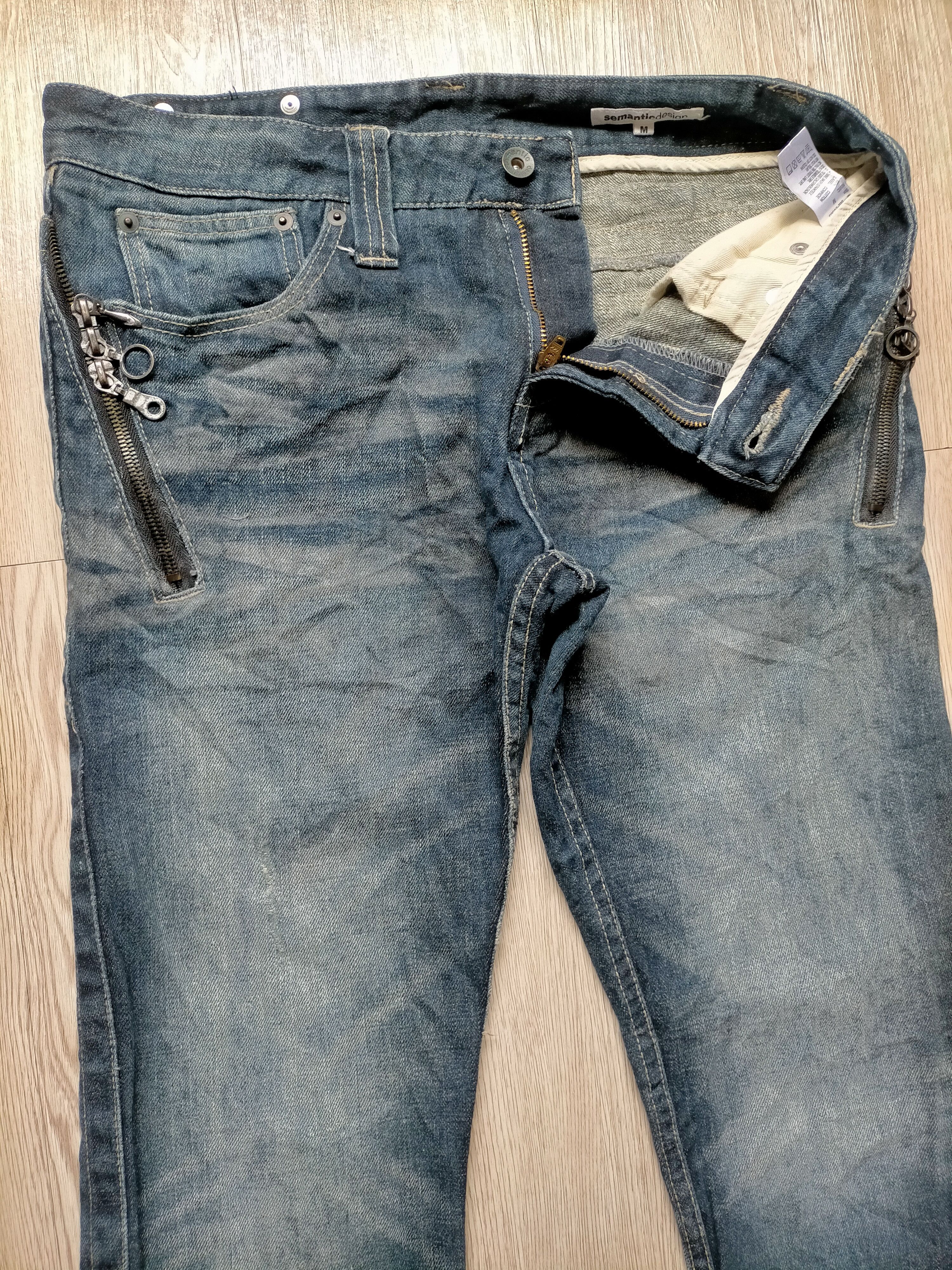 semanticdesign Semantic Design Flare Japanese Multipocket Denim Size US 32 / EU 48 - 6 Thumbnail