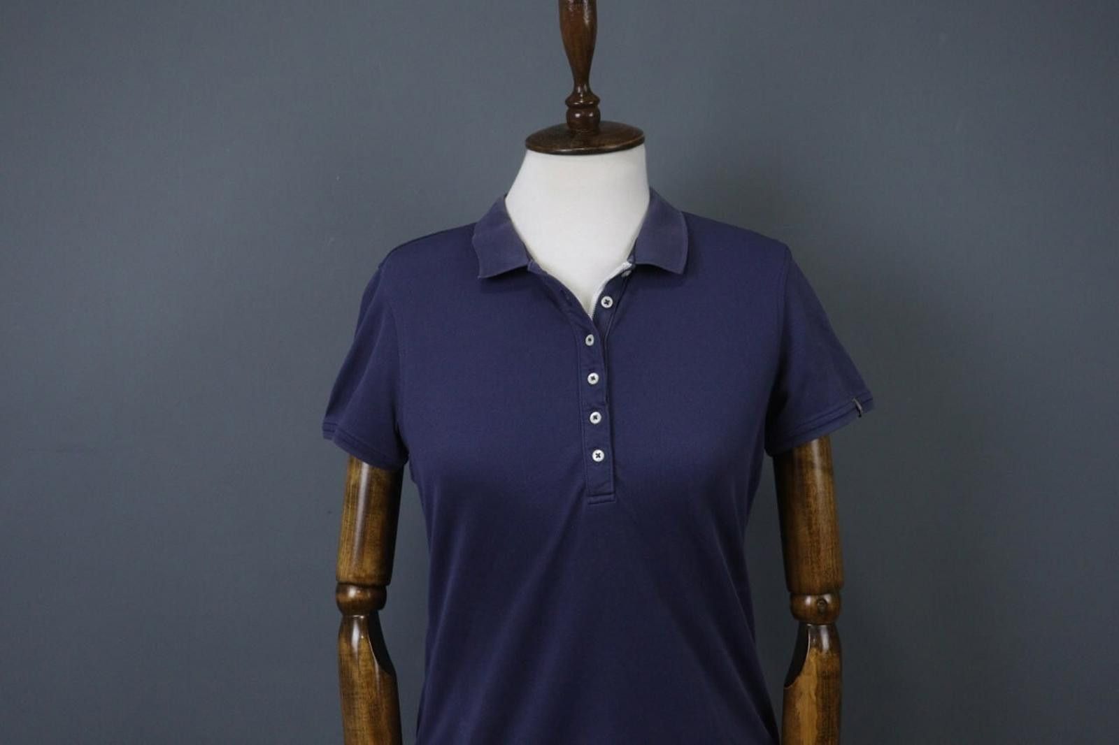 KJUS KJUS Blue Collared Button Front Popover Polo Shirt Size M Size M / US 6-8 / IT 42-44 - 2 Thumbnail