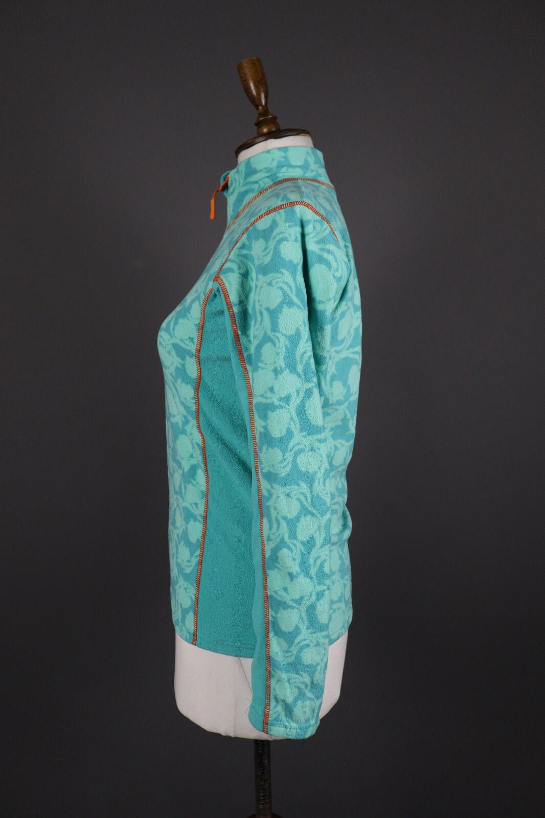 Designer Kari Traa Multicolor Floral Full Zip Fleece Jacket Size S Size S / US 4 / IT 40 - 5 Thumbnail