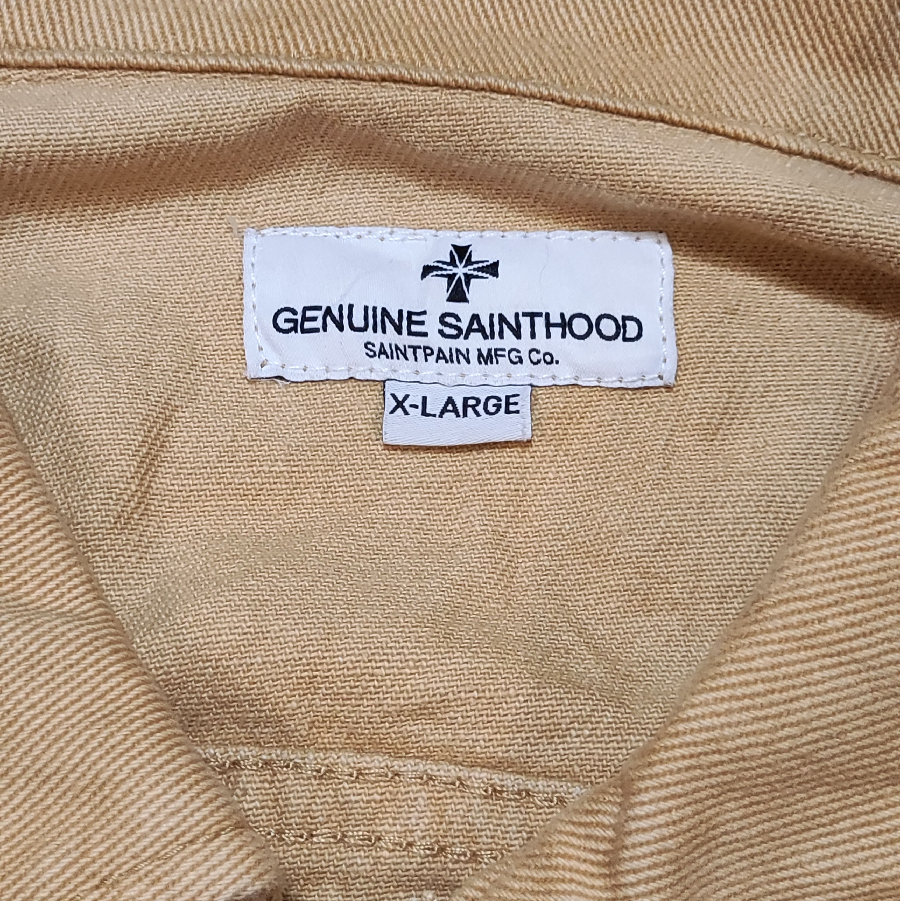 Japanese Brand Saintpain MFG Co. Genuine Sainthood Denim Jacket Size US XL / EU 56 / 4 - 6 Thumbnail