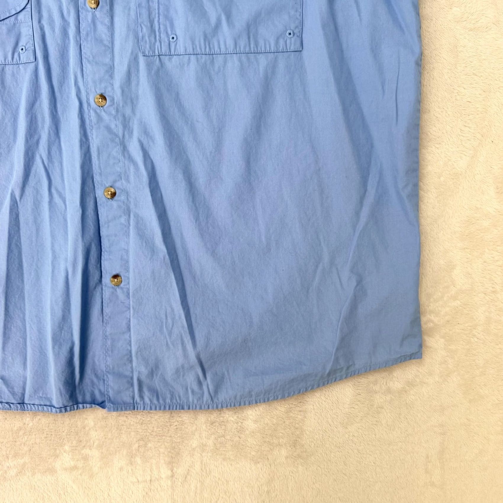 Vintage Columbia PFG Shirt Mens 2XL Blue Button-Up Short Sleeve Fishing Vented Outdoor Casual Summer Size US XXL / EU 58 / 5 - 4 Thumbnail