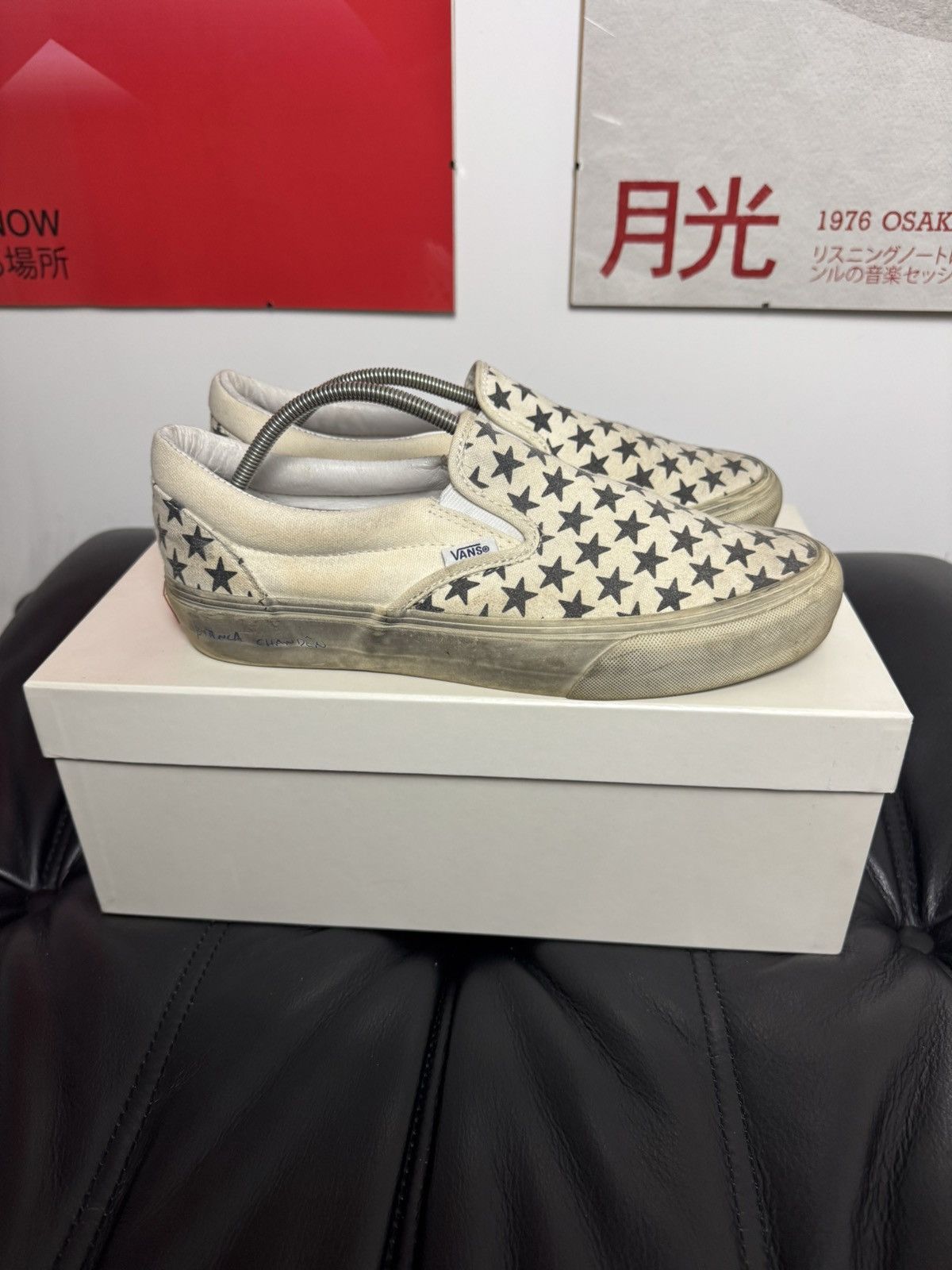 BIANCA CHANDON × Vans Bianca Chandon x Vans Slip-On Stars Designer Dirty Sole Rare Size US 8.5 / EU 41-42 - 1 Thumbnail