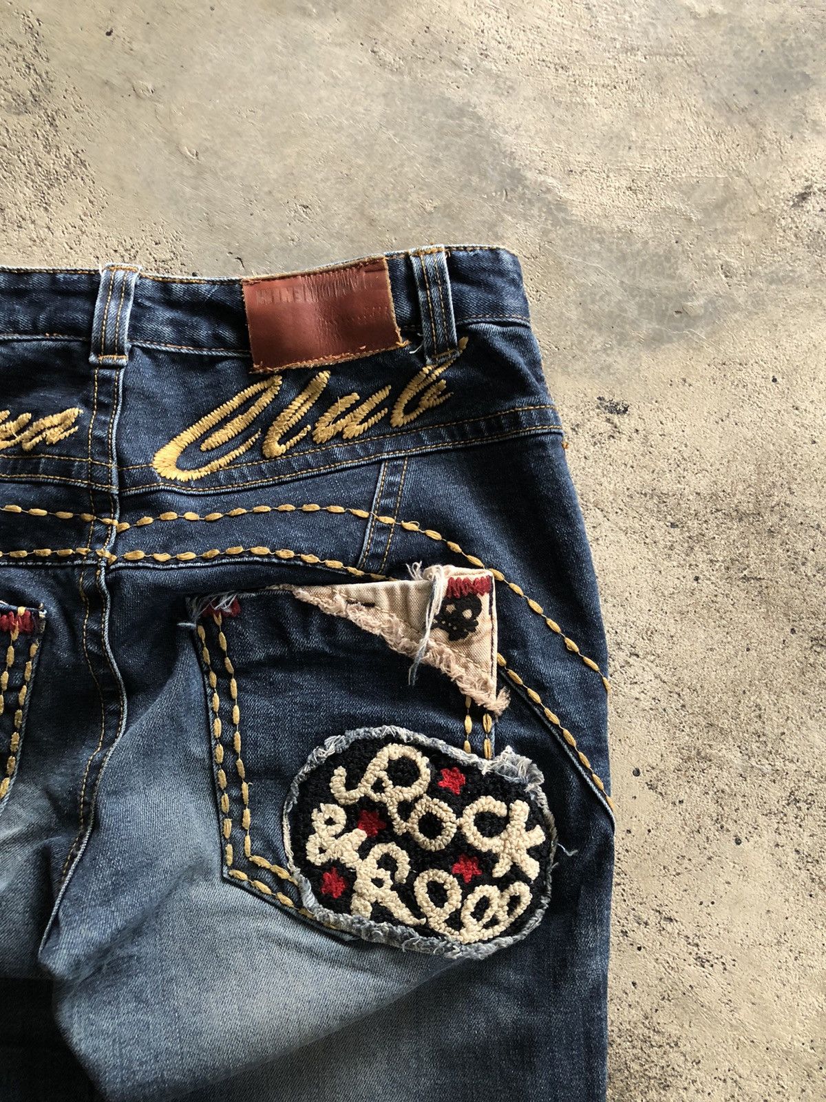 If Six Was Nine × Japanese Brand JAPANESE STYLE HAMO SKULL ROCK & ROLL JEANS Size US 30 / EU 46 - 4 Thumbnail