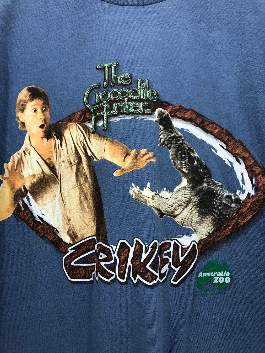 Vintage Vintage The Crocodile Hunter Shirt Steve Irwin bn Size US M / EU 48-50 / 2 - 3 Thumbnail