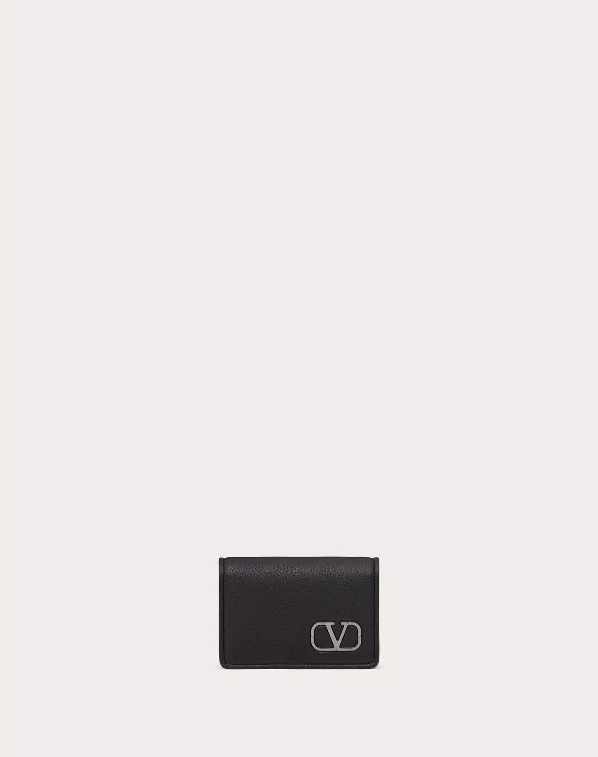 Valentino oc11z0725 Size:OS/Holder In Grainy Calfskin in black Size ONE SIZE - 1 Thumbnail
