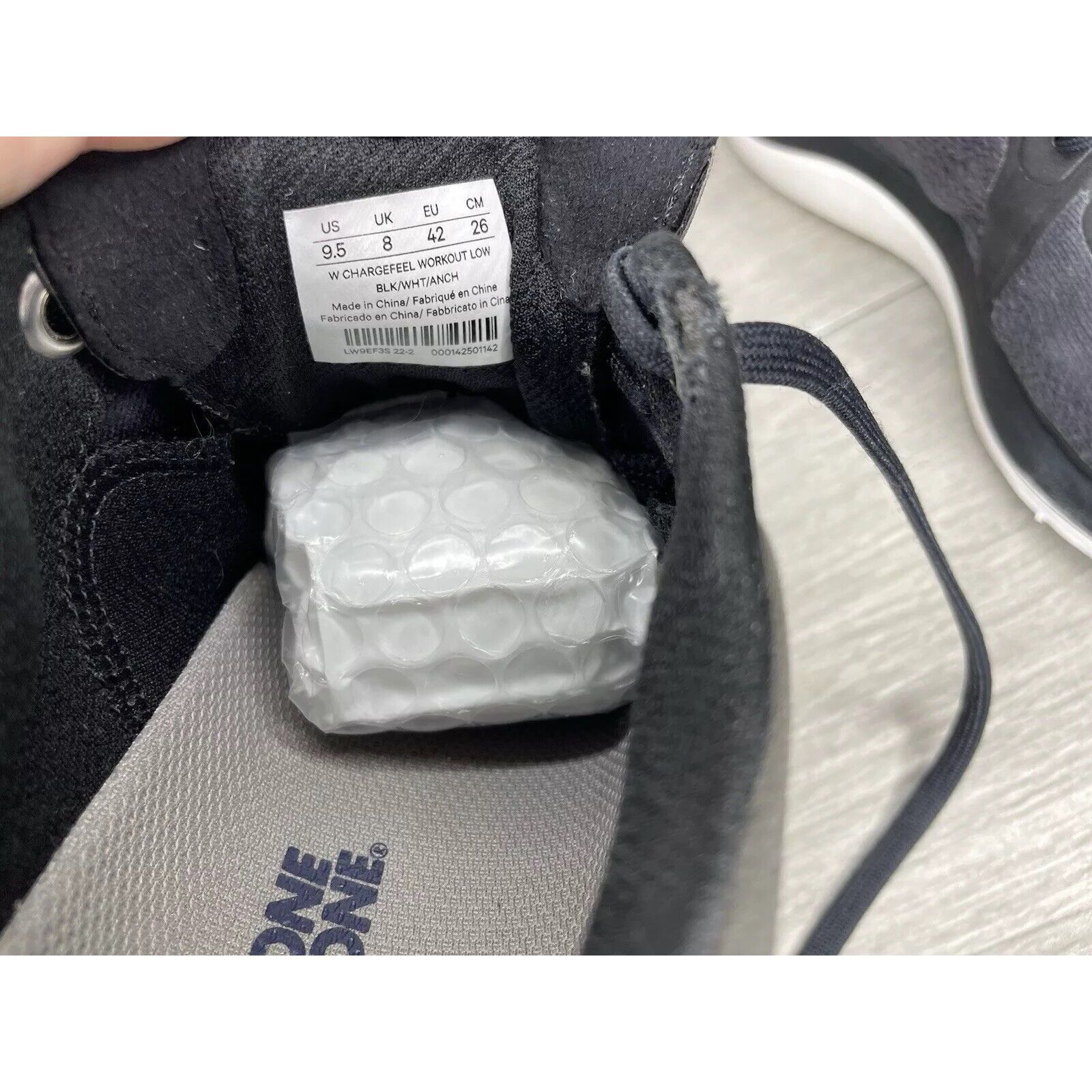 Lululemon Lululemon Black White Chargefeel Workout Low Athletic Sneake Size US 9.5 / IT 39.5 - 10 Thumbnail