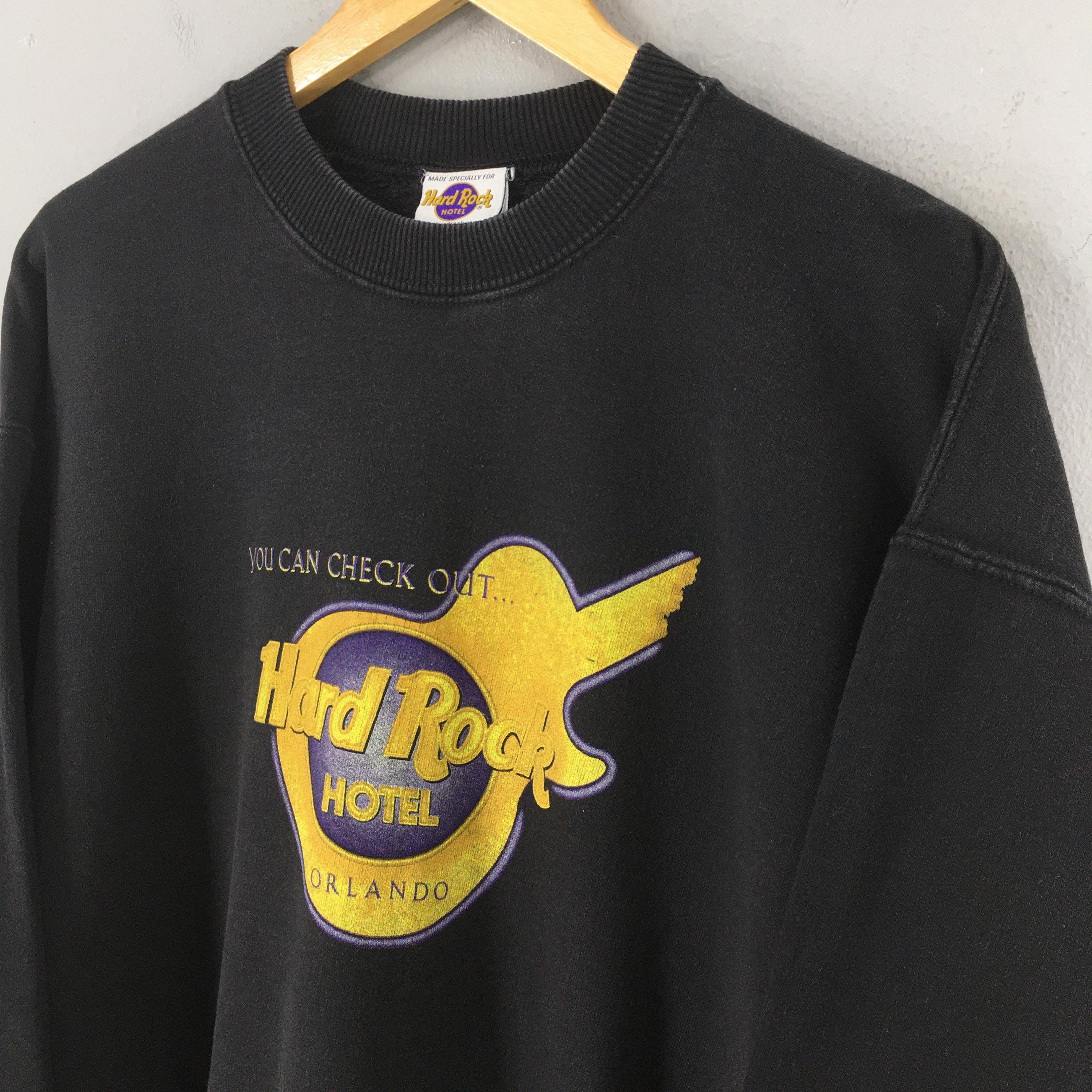 Hard Rock Cafe Vintage Hard Rock Hotel Orlando Black Sweatshirt Large Size US L / EU 52-54 / 3 - 3 Thumbnail