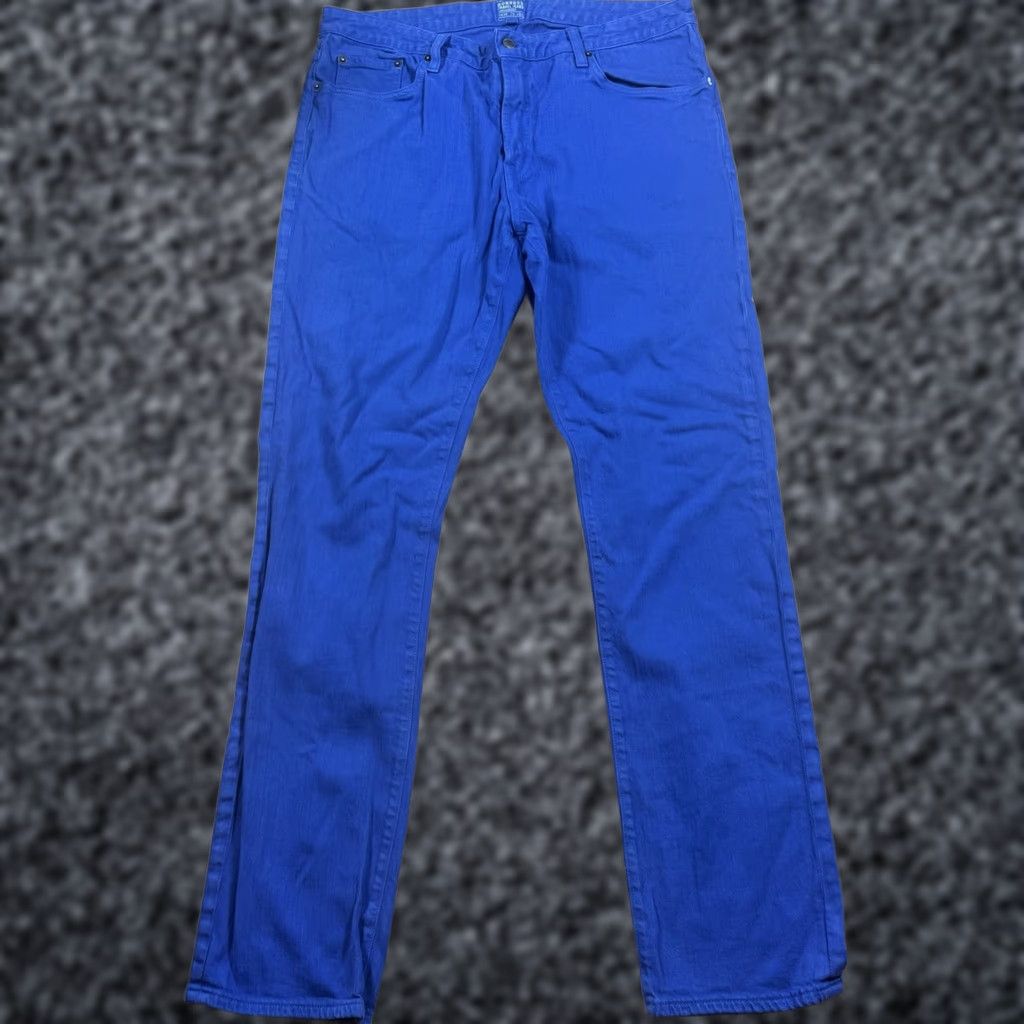 Bonobos Bonobos Jeans Mens 35x34 Travel Jeans Blue Stretch USA Made Straight Casual Distressed? No Size US 35 - 1 Thumbnail