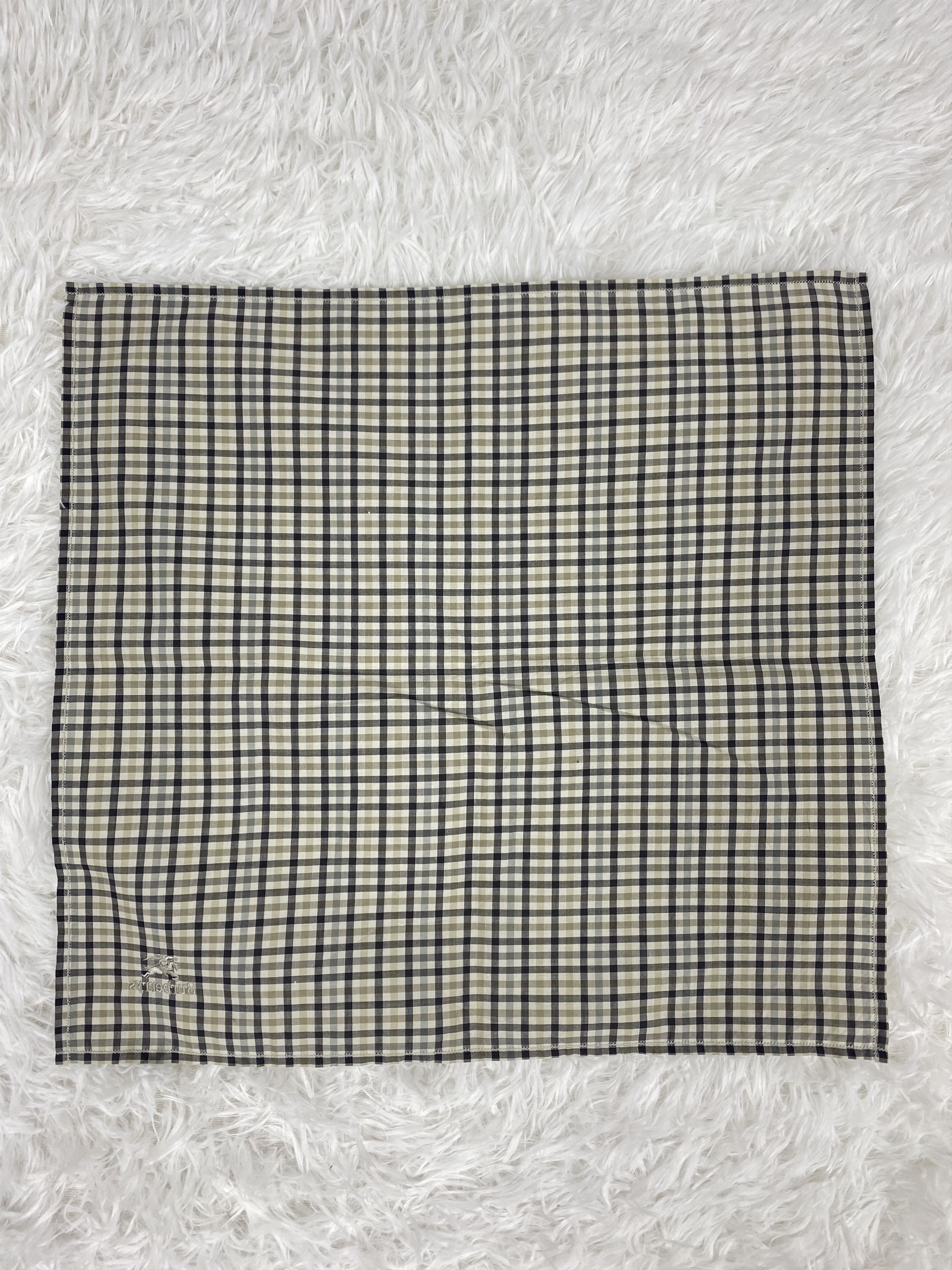 Burberry × Vintage Vintage Burberrys Handkerchief Neckerchief PH0245 Size ONE SIZE - 4 Thumbnail
