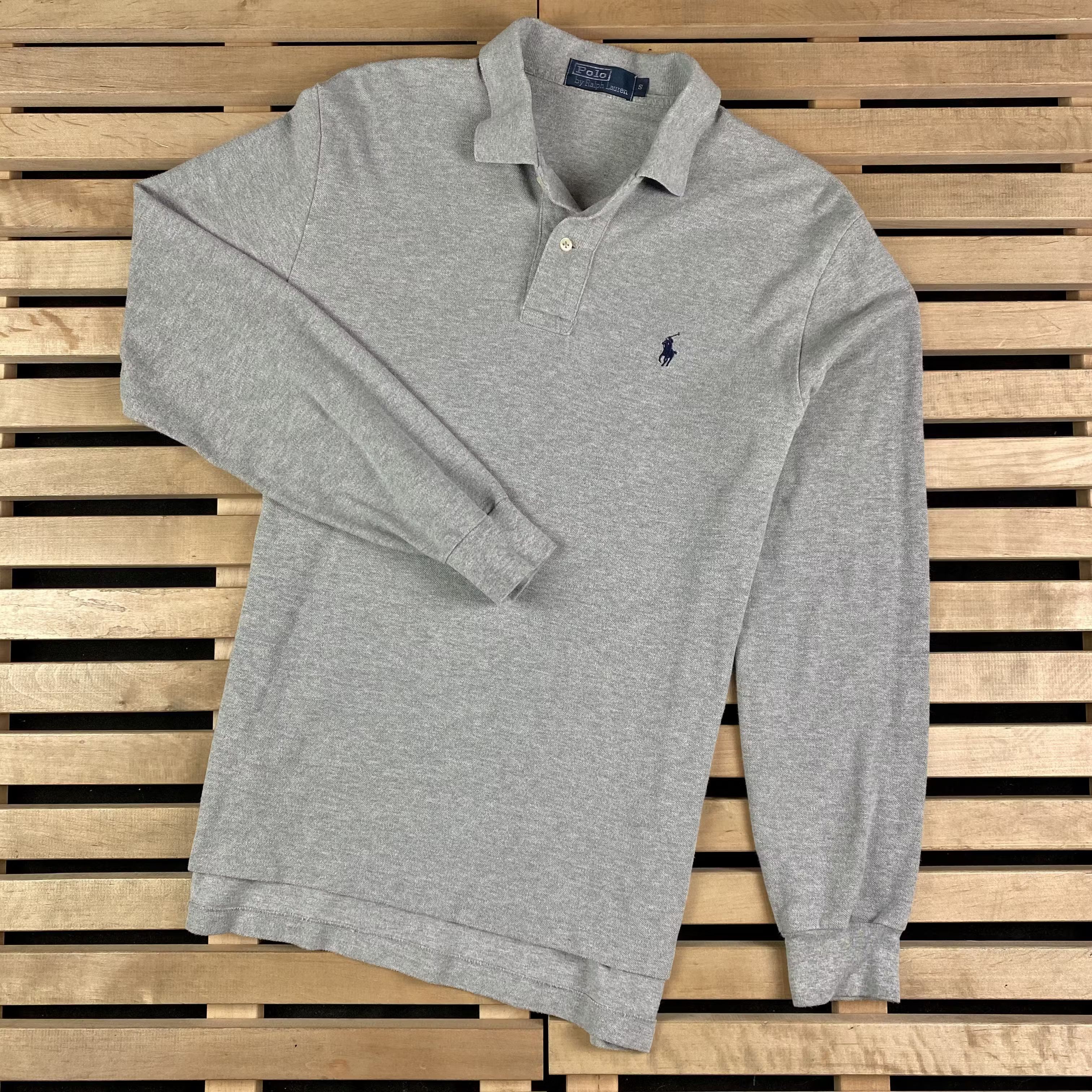 Polo Ralph Lauren × Ralph Lauren × Vintage Mens Polo Long Sleeve Ralph Lauren Vintage Size S Size US S / EU 44-46 / 1 - 1 Thumbnail