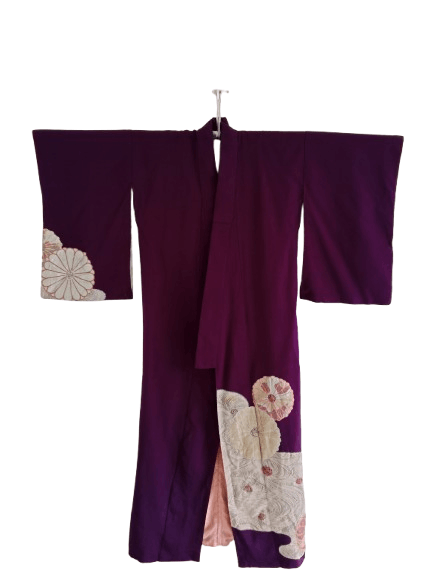 Vintage Yukata Kimono Rare Motif Japanese Style
