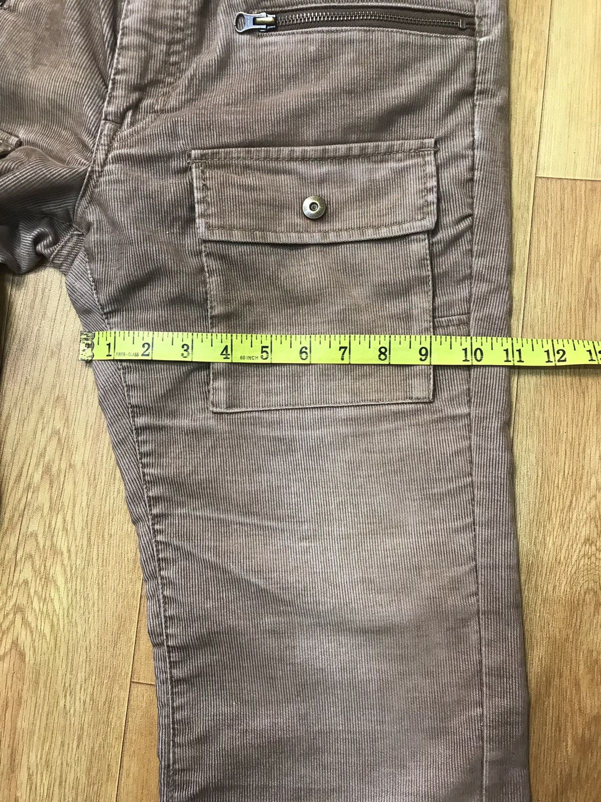 If Six Was Nine × Japanese Brand × KMRii IKKA Multi Zipper Cargo Corduroy Pant Size US 32 / EU 48 - 4 Thumbnail