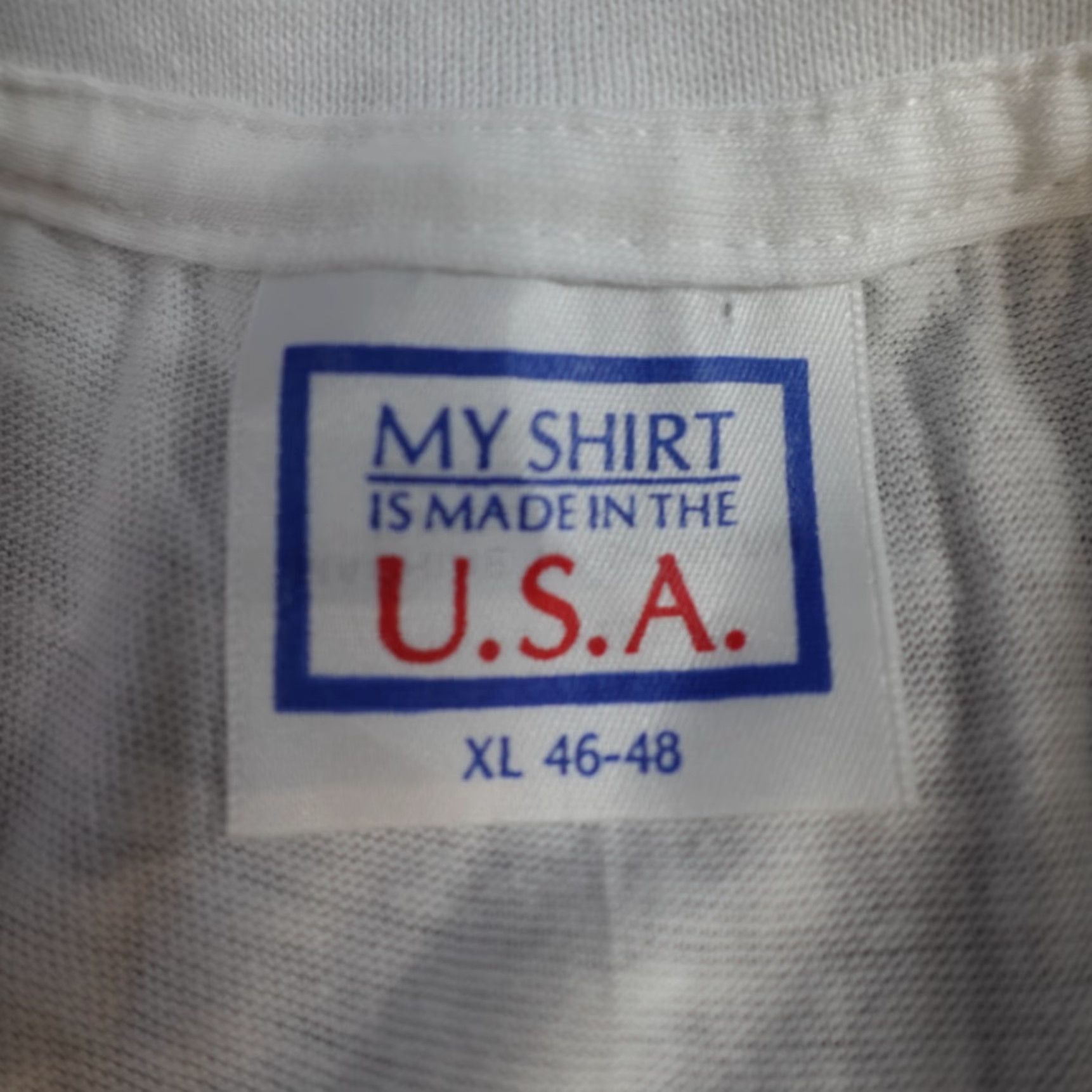 Vintage VINTAGE Salem Shirt T-Shirt M White USA Graphic Print 90s Men Crew Neck Short Sleeve Cotton Jersey Regular Size Size US M / EU 48-50 / 2 - 4 Thumbnail