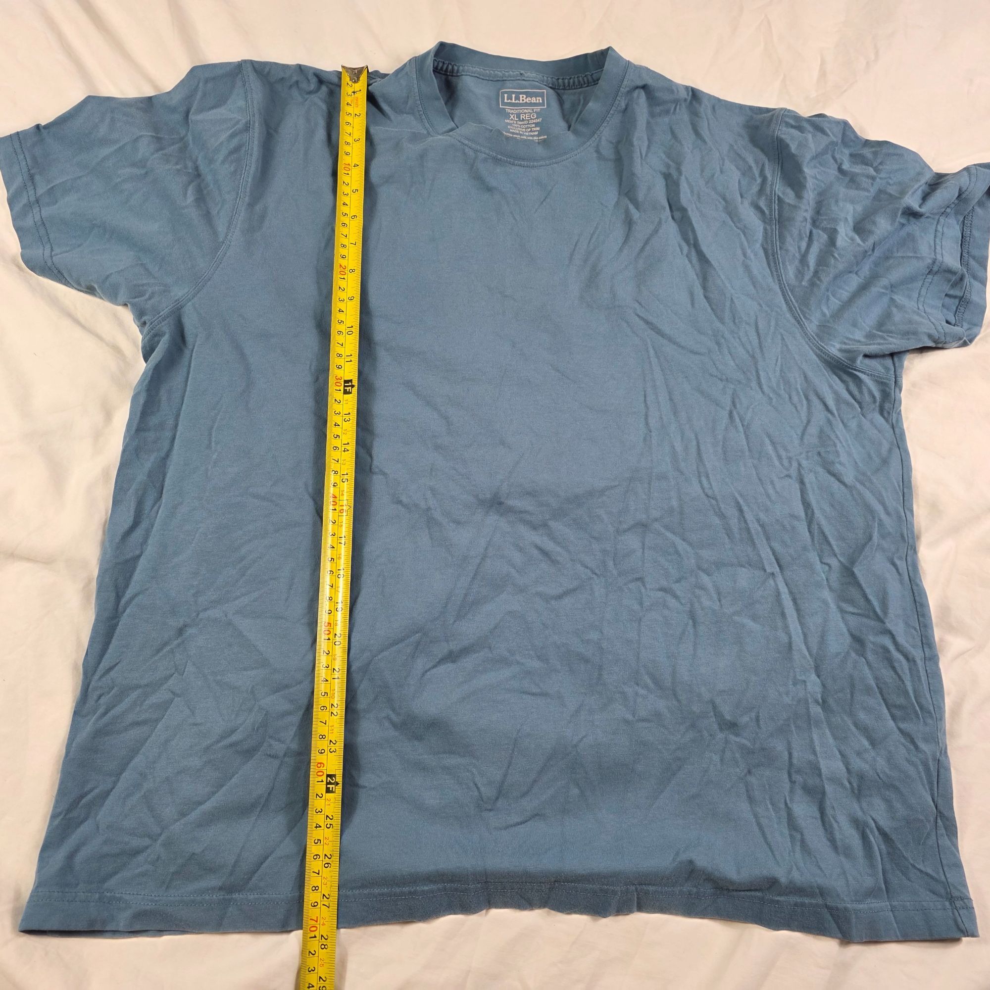 L.L. Bean L.L.Bean Mens XL Blue Traditional Fit Shirt Casual Crewneck Size US XL / EU 56 / 4 - 7 Thumbnail