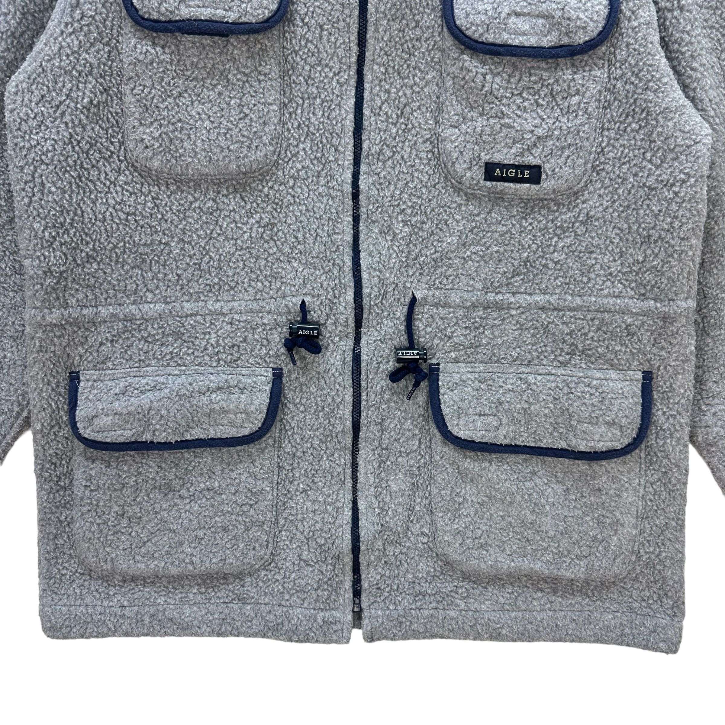 Aigle AIGLE POLARTEC MULTI POCKET FLEECE JACKET #8327-004 Size US M / EU 48-50 / 2 - 4 Thumbnail