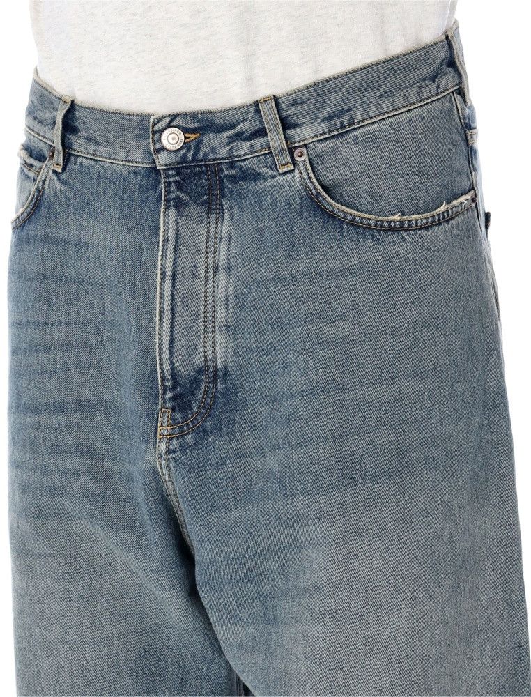 Balenciaga o1w1db11225 Baggy Pants in Blue Size US 32 / EU 48 - 5 Thumbnail