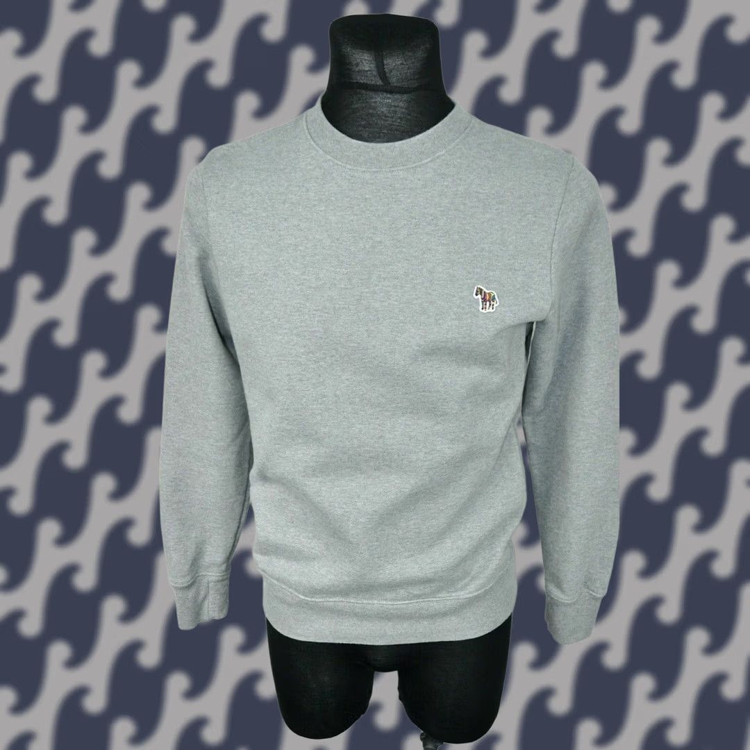 Paul Smith Paul Smith Sweatshirt Crew Neck Grey Organic Cotton Mens S Size US S / EU 44-46 / 1 - 1 Thumbnail