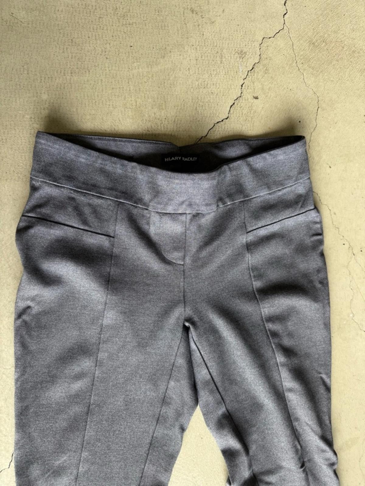 Other Hilary Radley / Ponte Slim Stretch Pants / heather charcoal Size 28" / US 6 / IT 42 - 7 Thumbnail