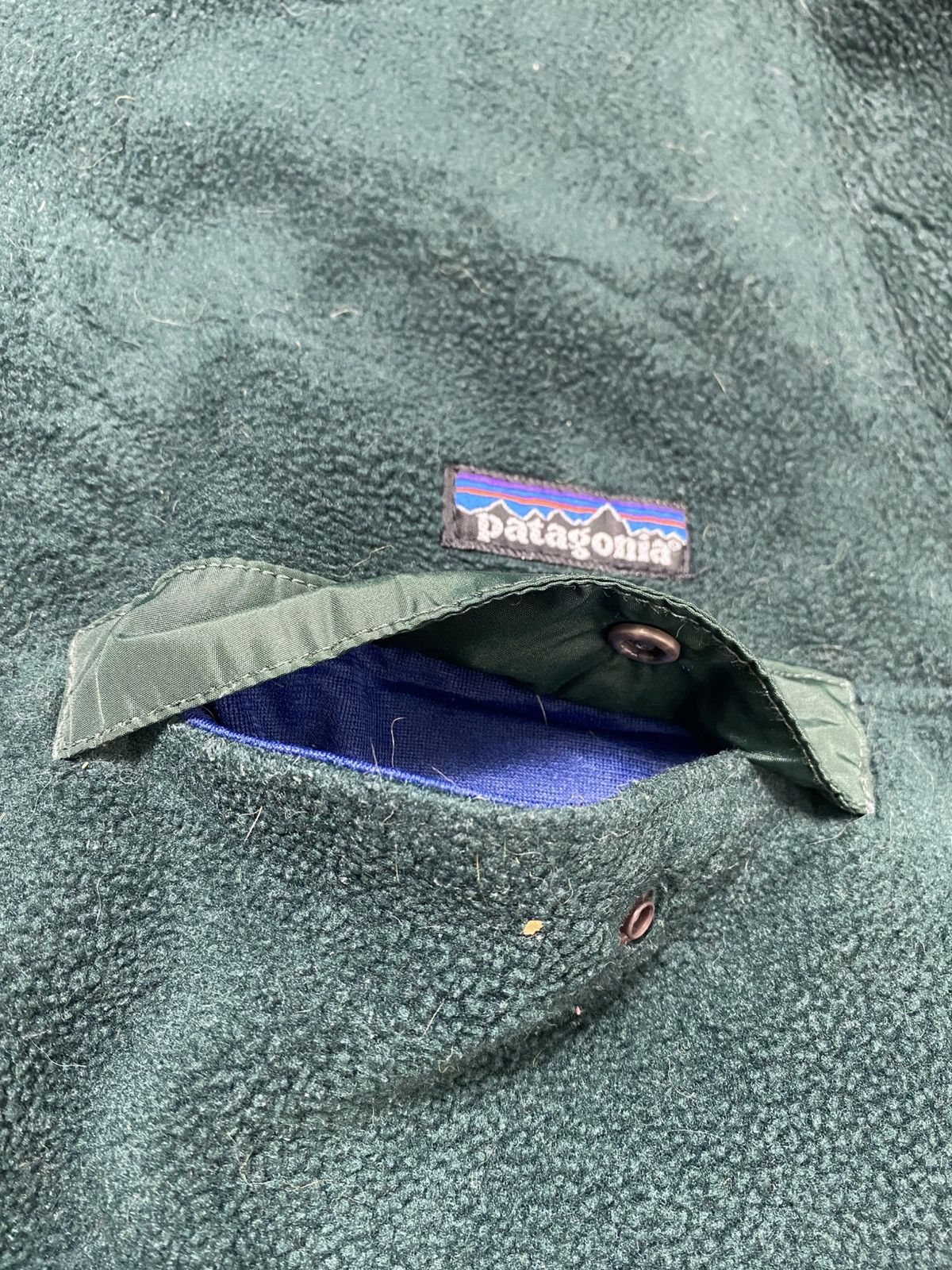 Patagonia Vintage Patagonia Half Button-Tap Fleece Jacket Size US S / EU 44-46 / 1 - 11 Thumbnail
