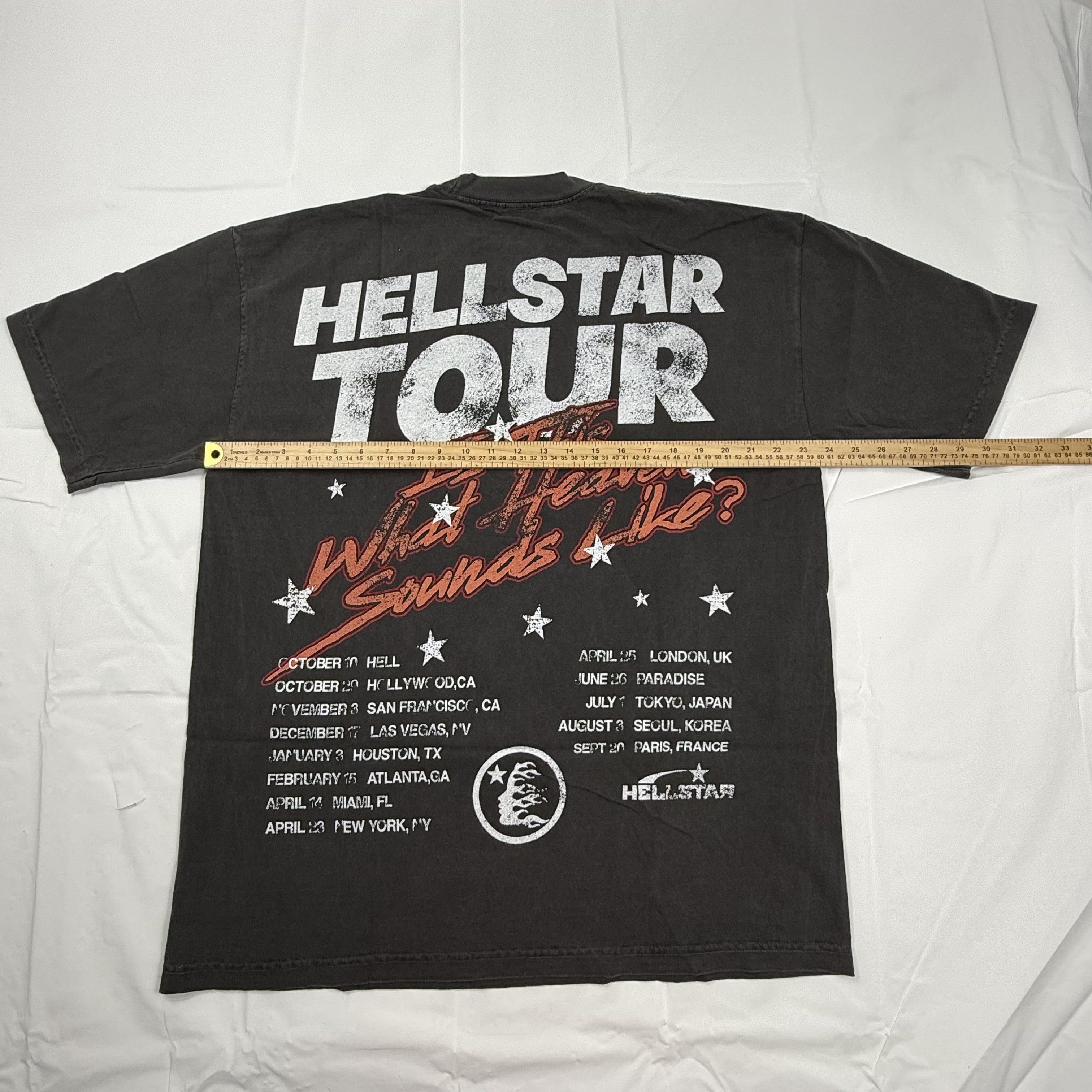 HELLSTAR Hellstar Fall 2023 Exclusive Path To Paradise Tour Shirt Size US XL / EU 56 / 4 - 6 Thumbnail