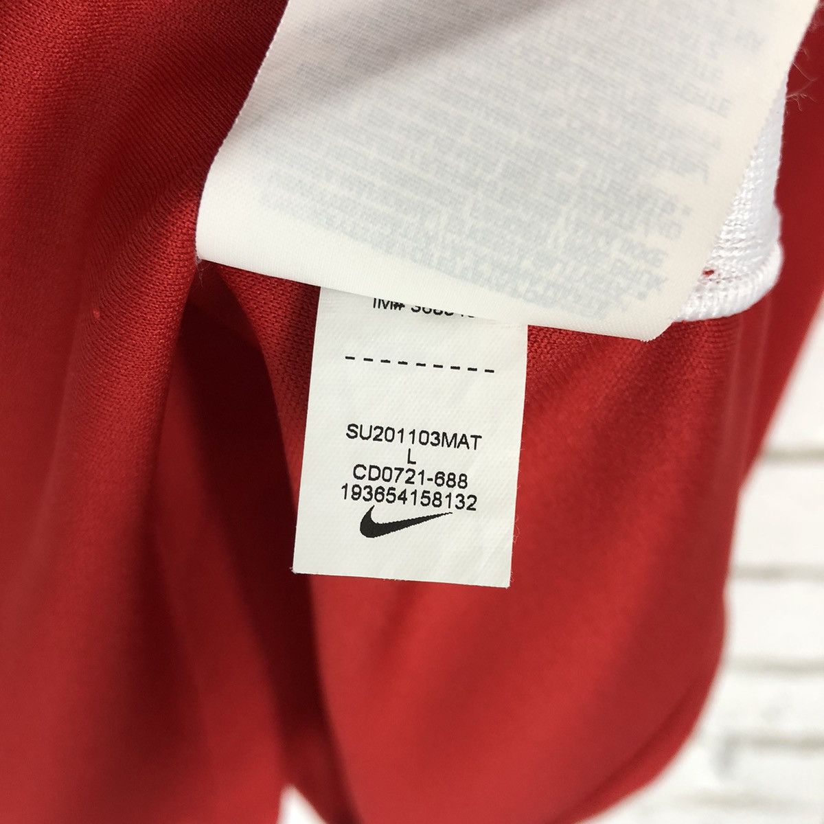 Nike Poland national team 2020 2022 away soccer jersey Size US L / EU 52-54 / 3 - 8 Thumbnail