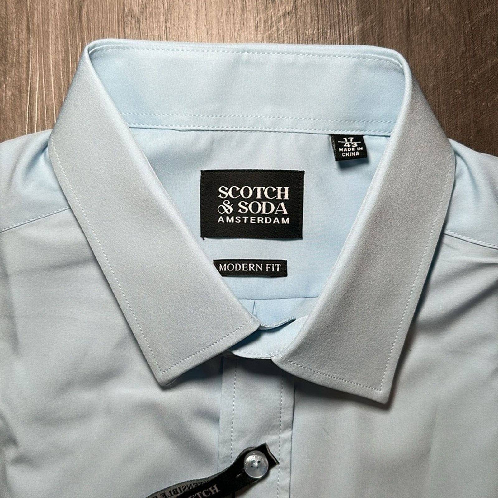 Scotch & Soda Scotch & Soda 4 Way Stretch Long Sleeve - 17 (XL) Size US XL / EU 56 / 4 - 5 Thumbnail