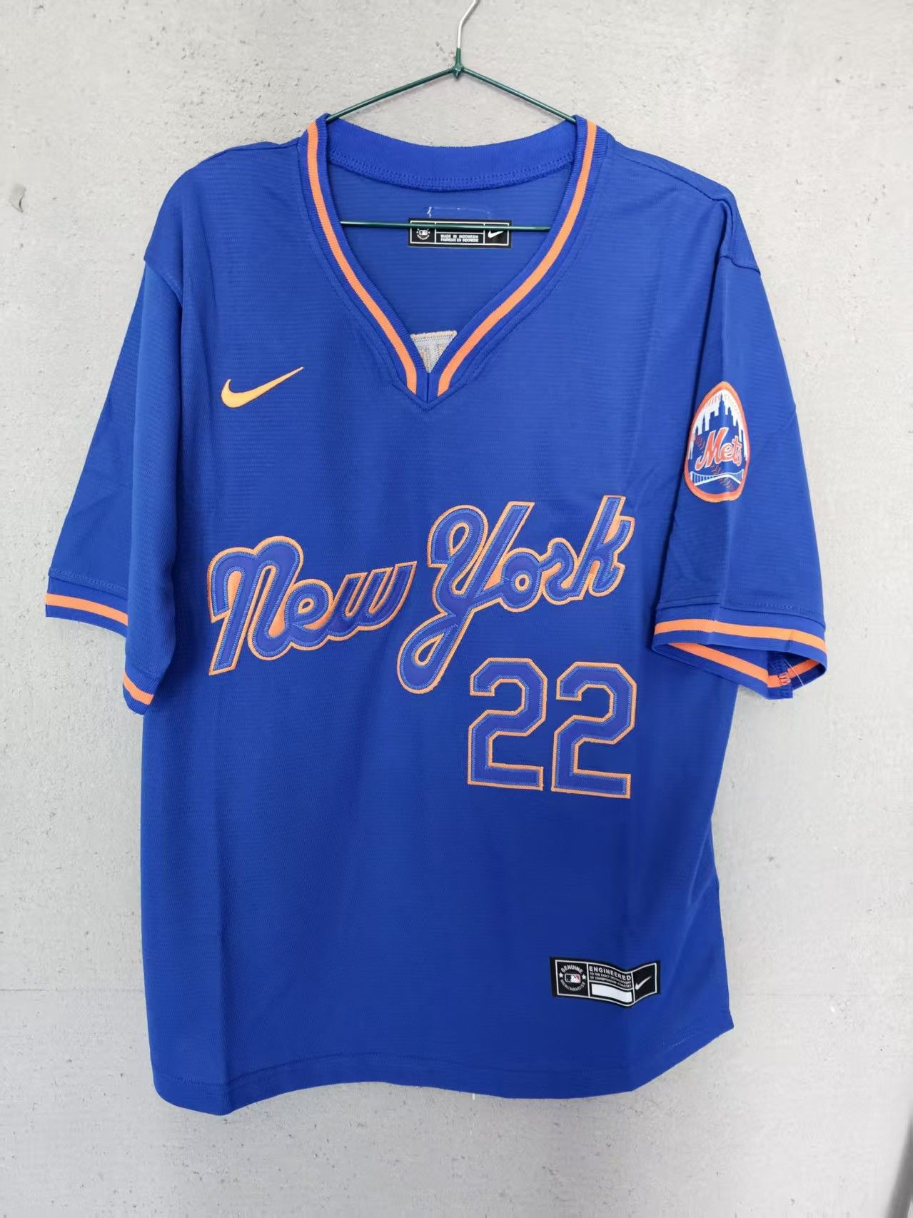 MLB New York Mets 22 Juan Soto Jersey Blue Size US M / EU 48-50 / 2 - 2 Thumbnail