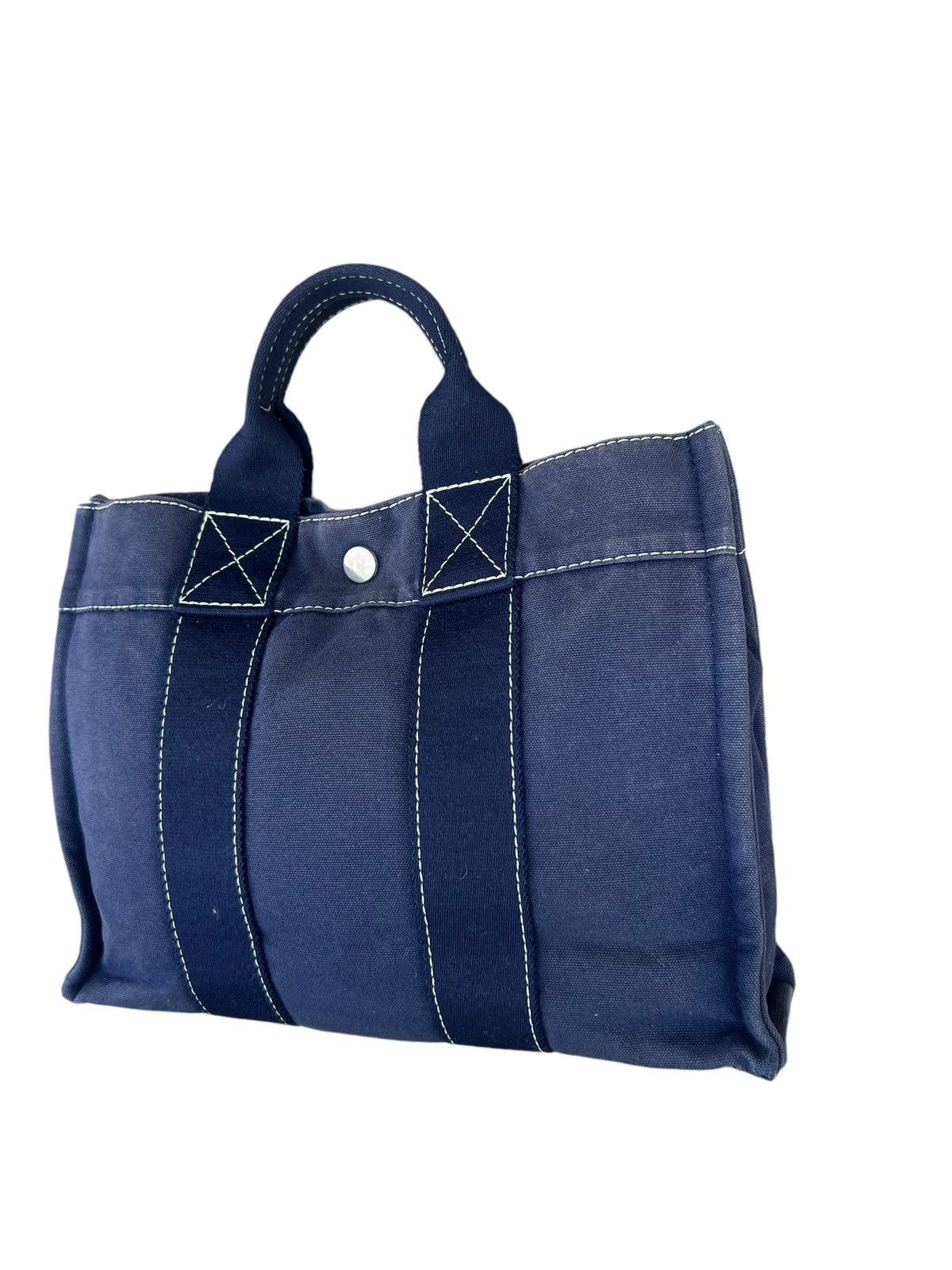 Hermes Vintage Hermes Fourre Tout Faded Blue Mini Tote Bag Size ONE SIZE - 11 Thumbnail