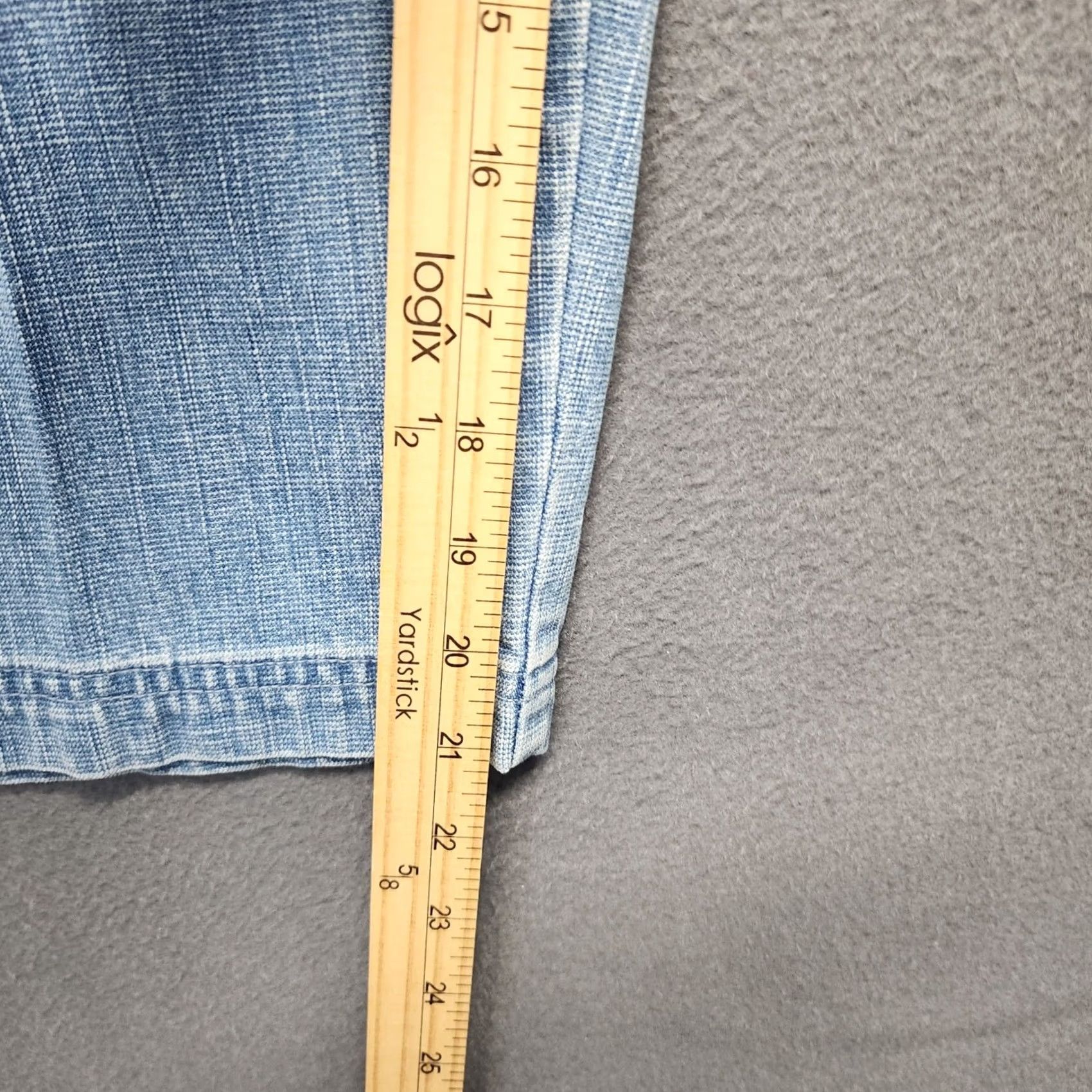 Talbots VINTAGE Talbots Jeans Capri Cropped 21" Inseam Womens 16 Blue Cotton Blend Jeans Capris Pants Petite Plus Mens? Size 38" / US 16 / IT 52 - 5 Thumbnail