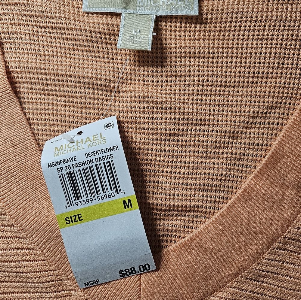 Michael Kors Michael Kors Coral White Colorblock Dolman Sleeve Sweater M Size M / US 6-8 / IT 42-44 - 5 Thumbnail