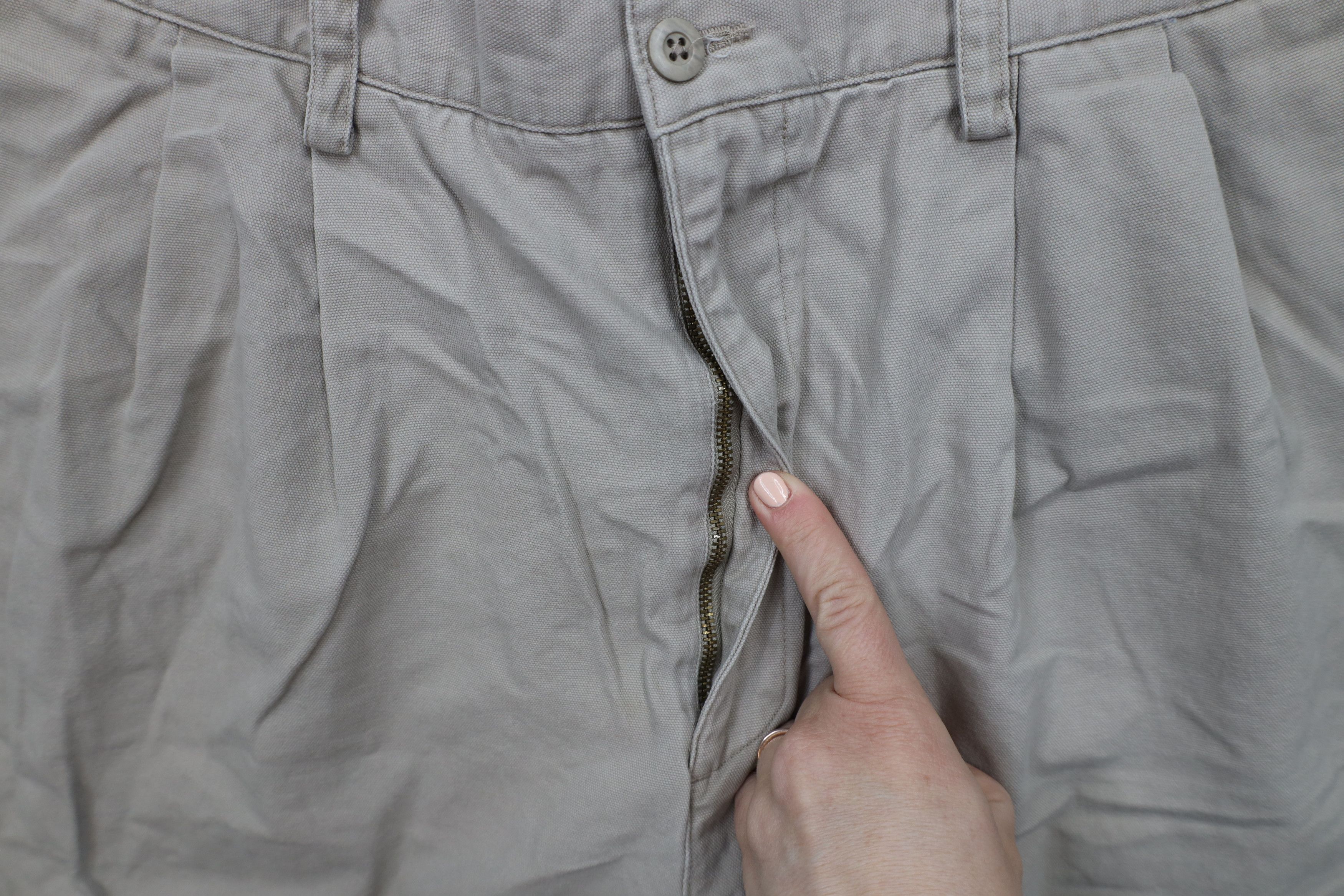 Nike × Vintage Vintage 90s Y2K Nike Golf Scott Mini Swoosh Canvas Shorts Size US 38 / EU 54 - 5 Thumbnail