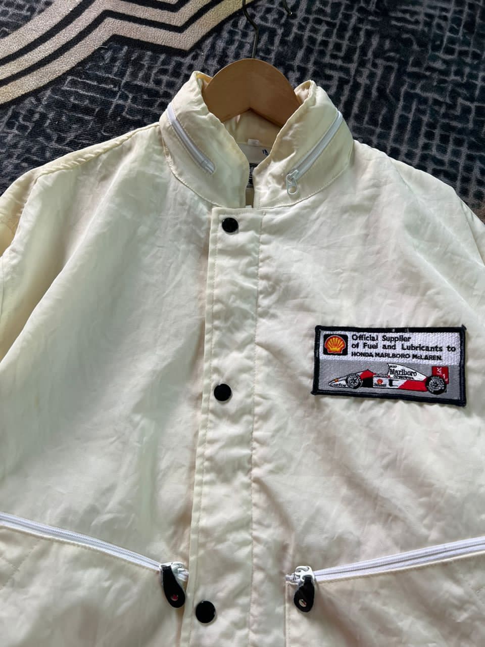 Other Vintage Shell McLaren Formula 1 Bomber Jacket Size US M / EU 48-50 / 2 - 7 Thumbnail
