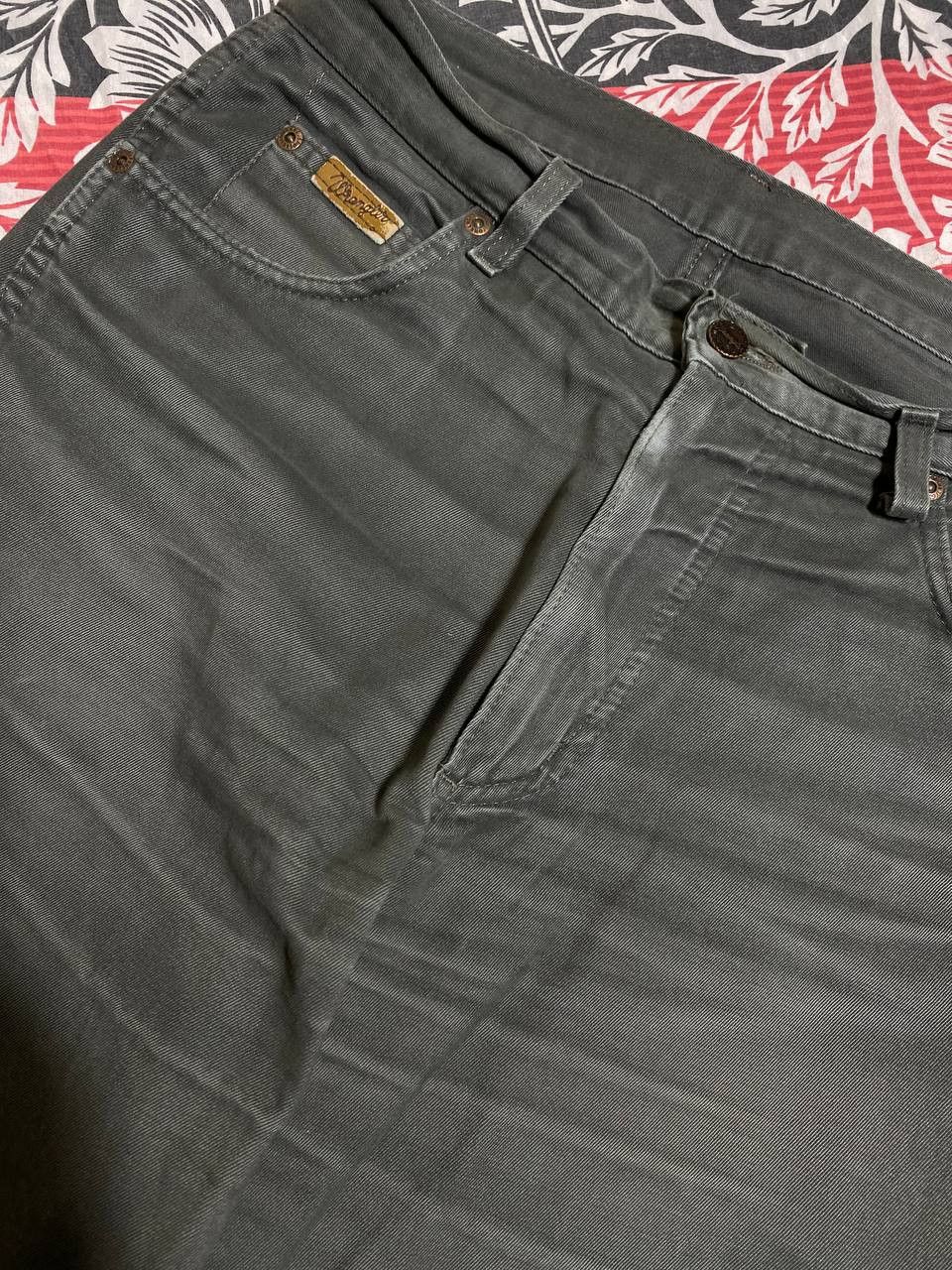 Japanese Brand × Wrangler Crazy Crash Dirty Baggy Faded Jean Japan Avant Garde Style Size US 32 / EU 48 - 10 Thumbnail